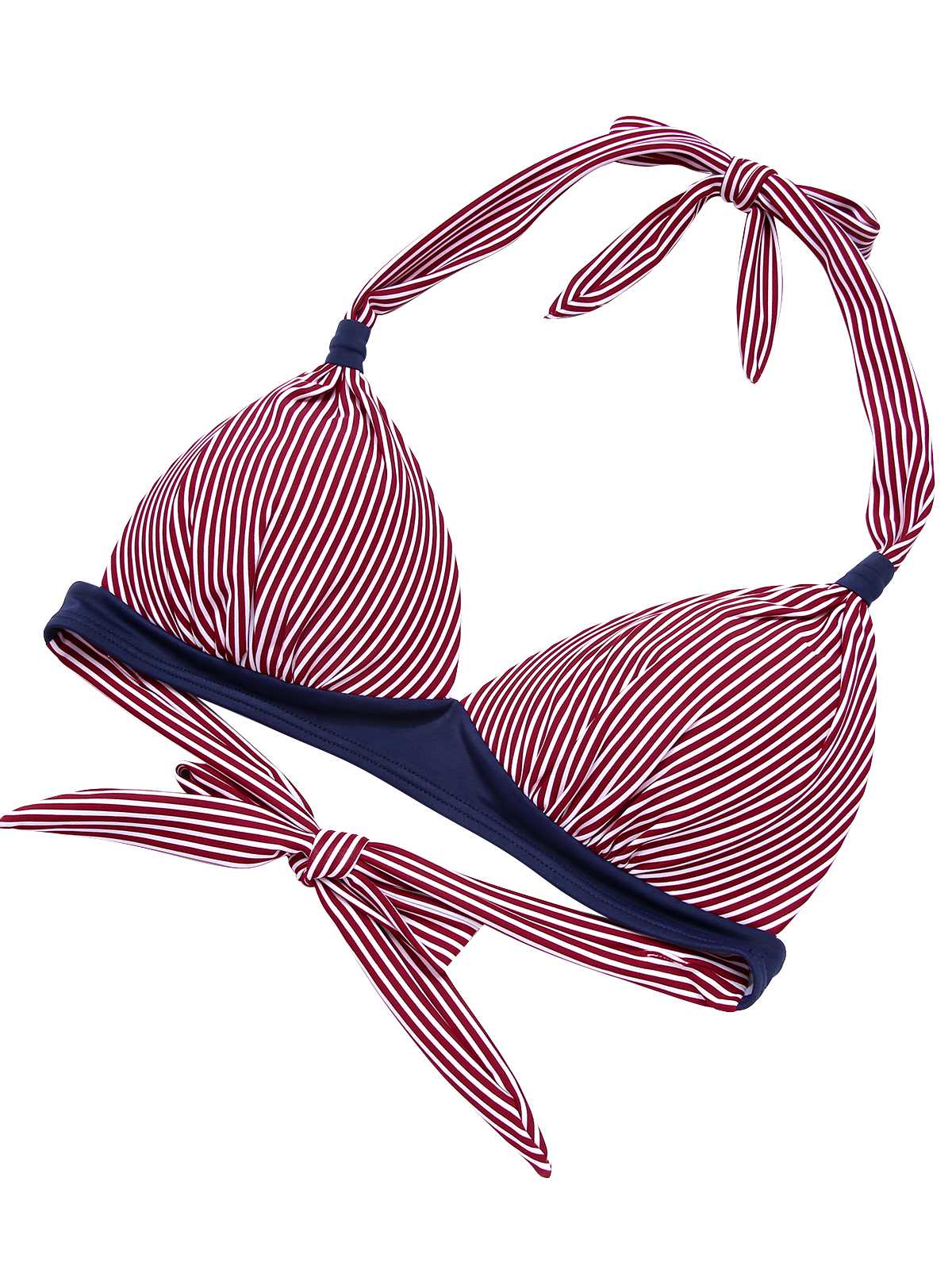1950er Halter Kontrast Polka Dots Badeanzug - Image 12
