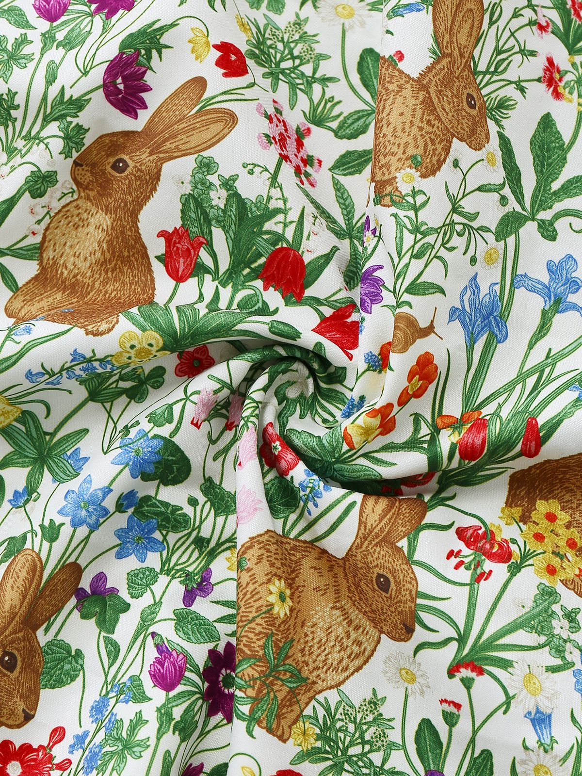1950er Hase Blumen Bogen Peter Pan Kragen Kleid - Image 9