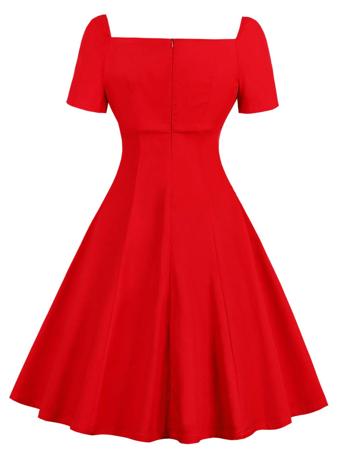 1950ER KURZARM SWING-SCHNÜRKLEID - Image 4