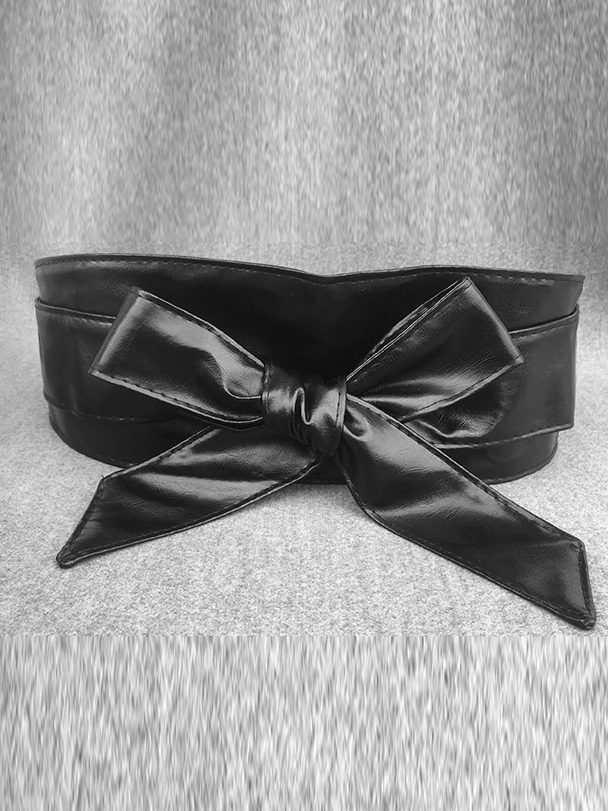 1950ER LACE UP BOW GÜRTEL BREITE ABNEHMEN TAILLEN BAND - Image 5