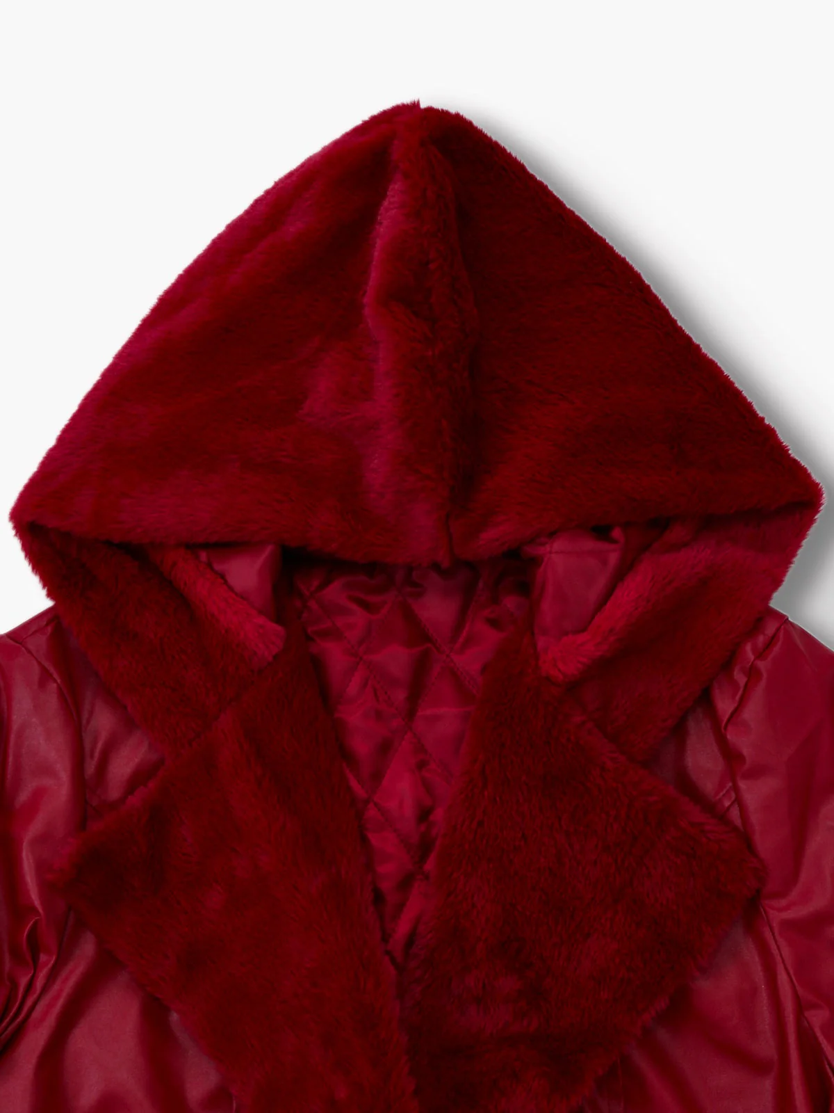 1950er Leder Pelzkragen Mantel Mit Kapuze - Image 3