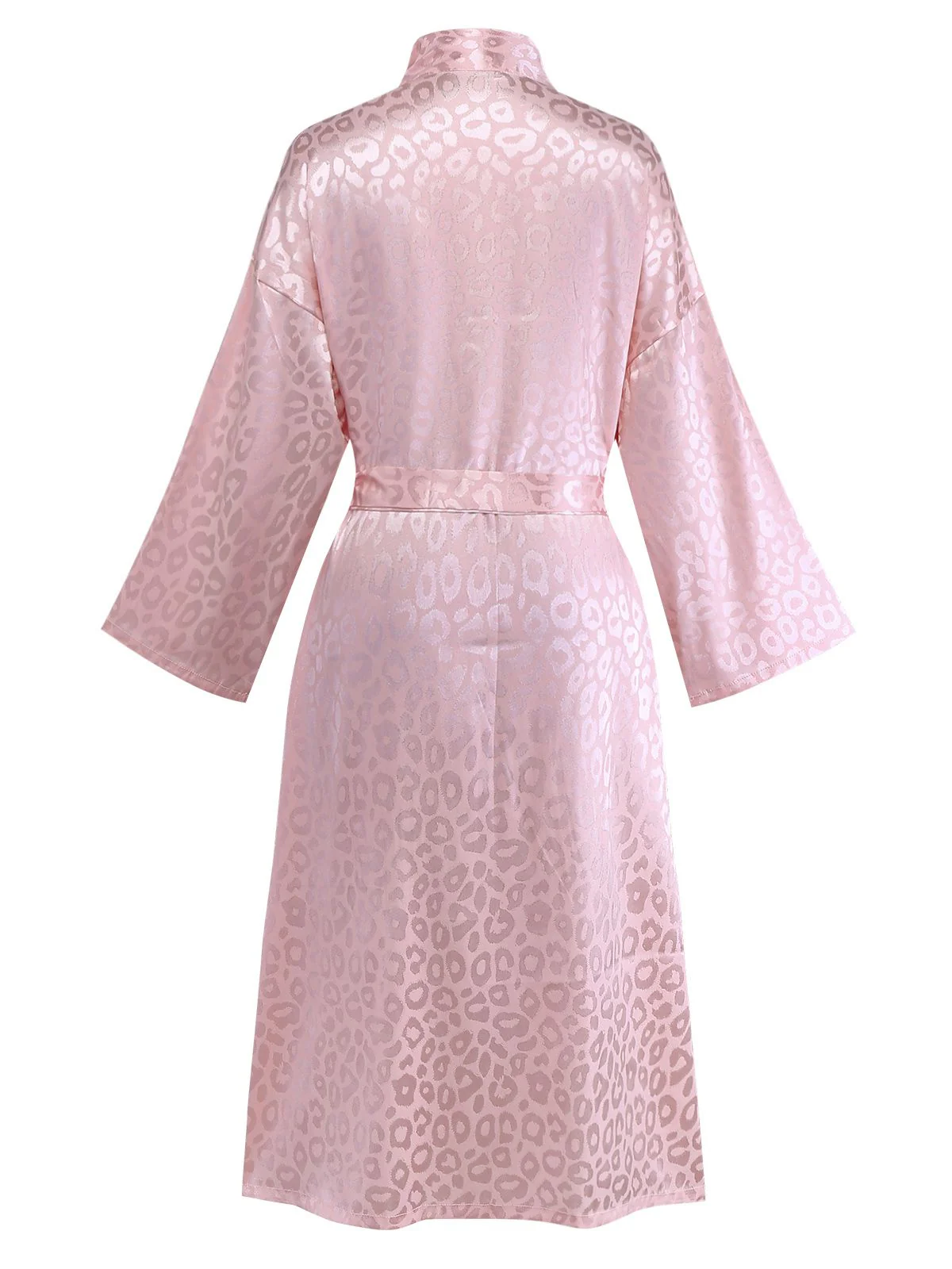 1950er Leopard Drucken Schnürung Robe - Image 3