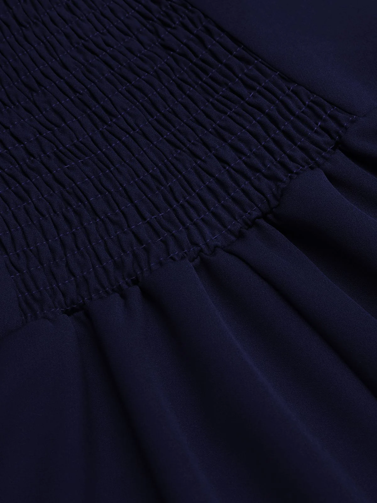 Marineblau 1950er Neckholder Rockabily Swing Kleid - Image 4