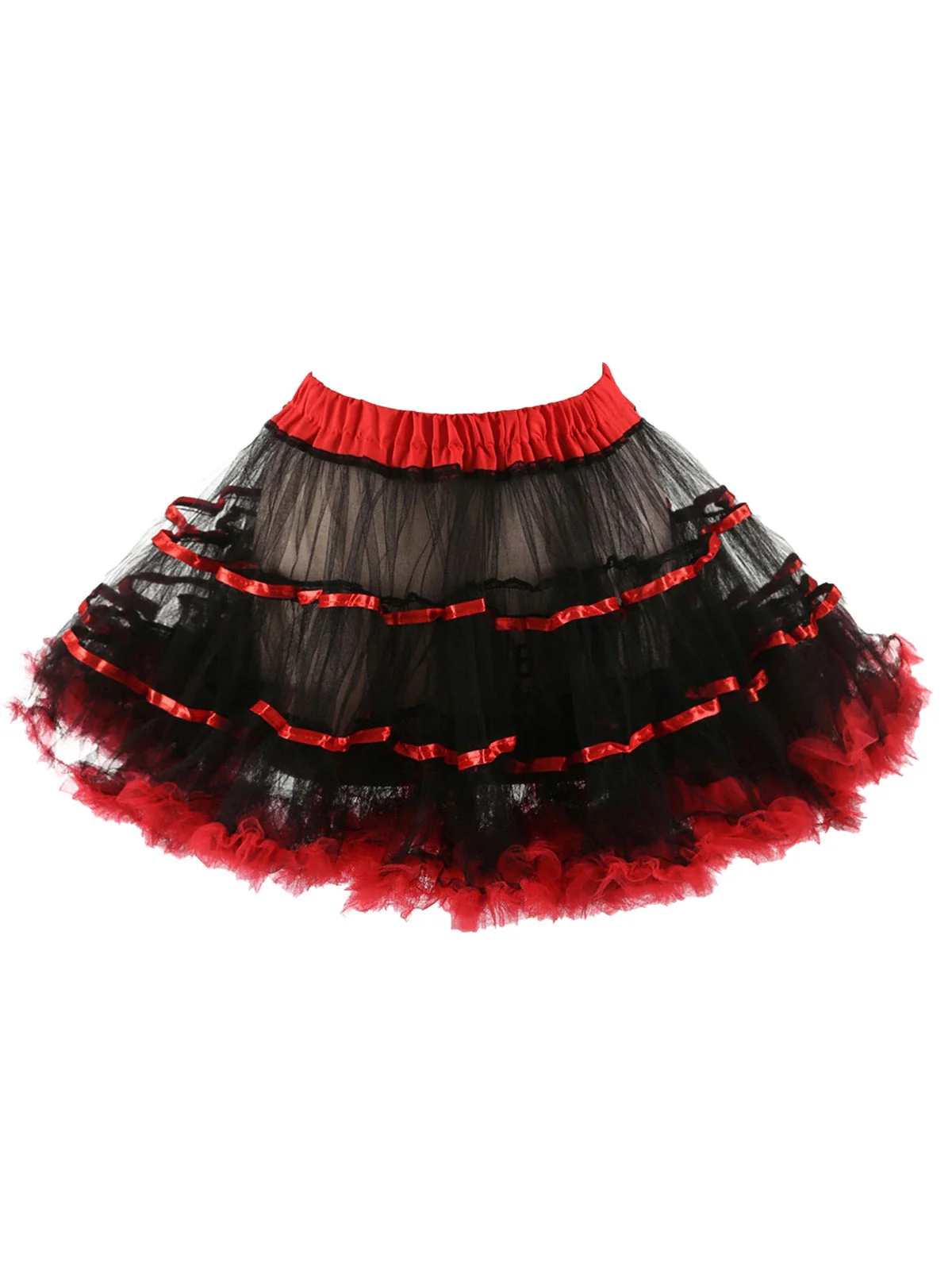 1950er Netz Farbe Bindung Unterrock Petticoat - Image 4