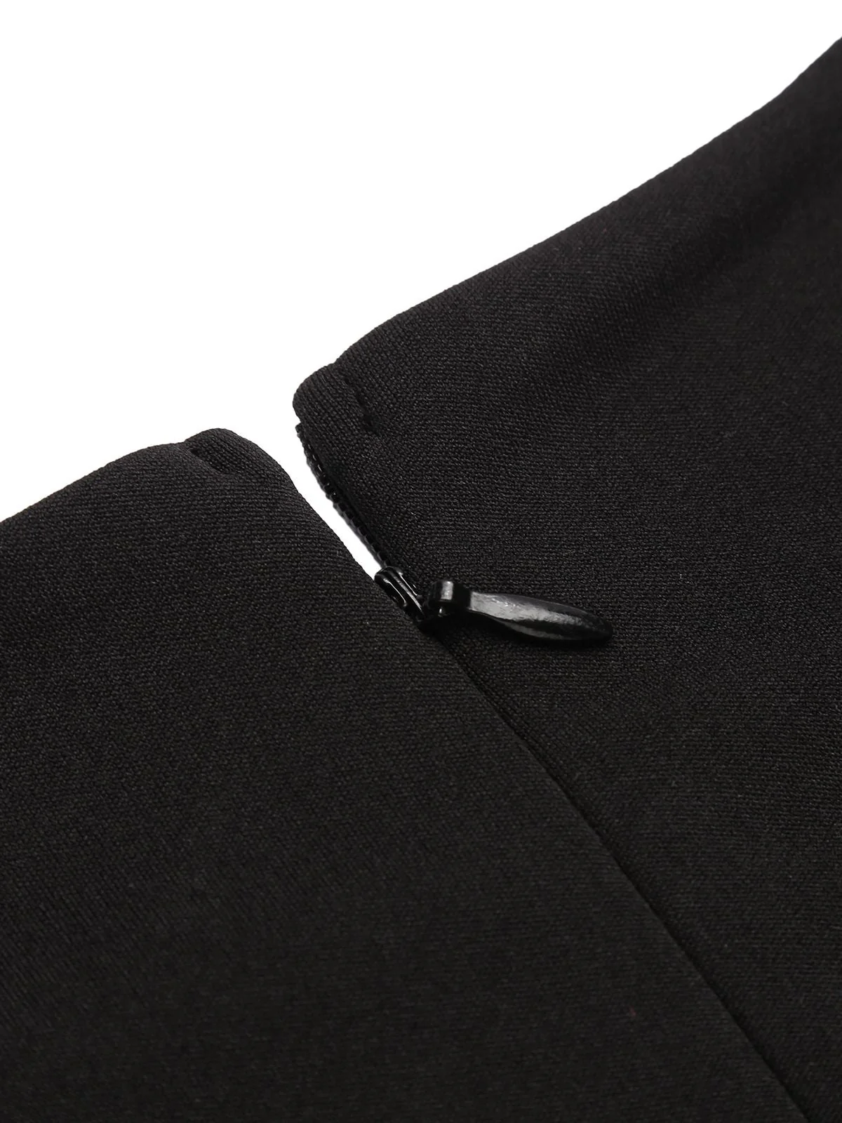 1950ER PATCHWORK KURZARM DOT SWING KLEID - Image 10