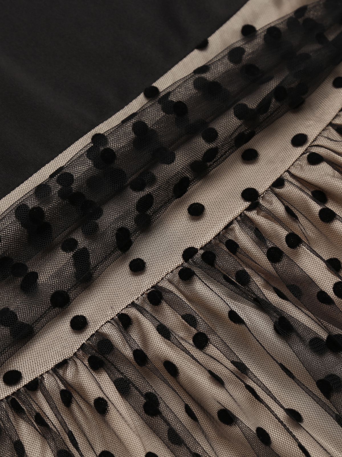 1950ER PATCHWORK KURZARM DOT SWING KLEID - Image 7