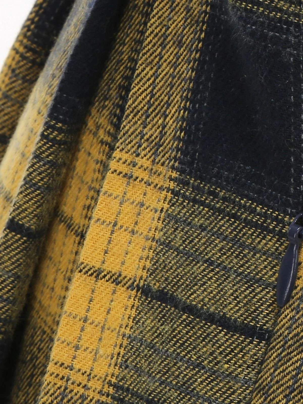 1950er Polka Dot Gürtel Plaid Plissiertes Rock - Image 7