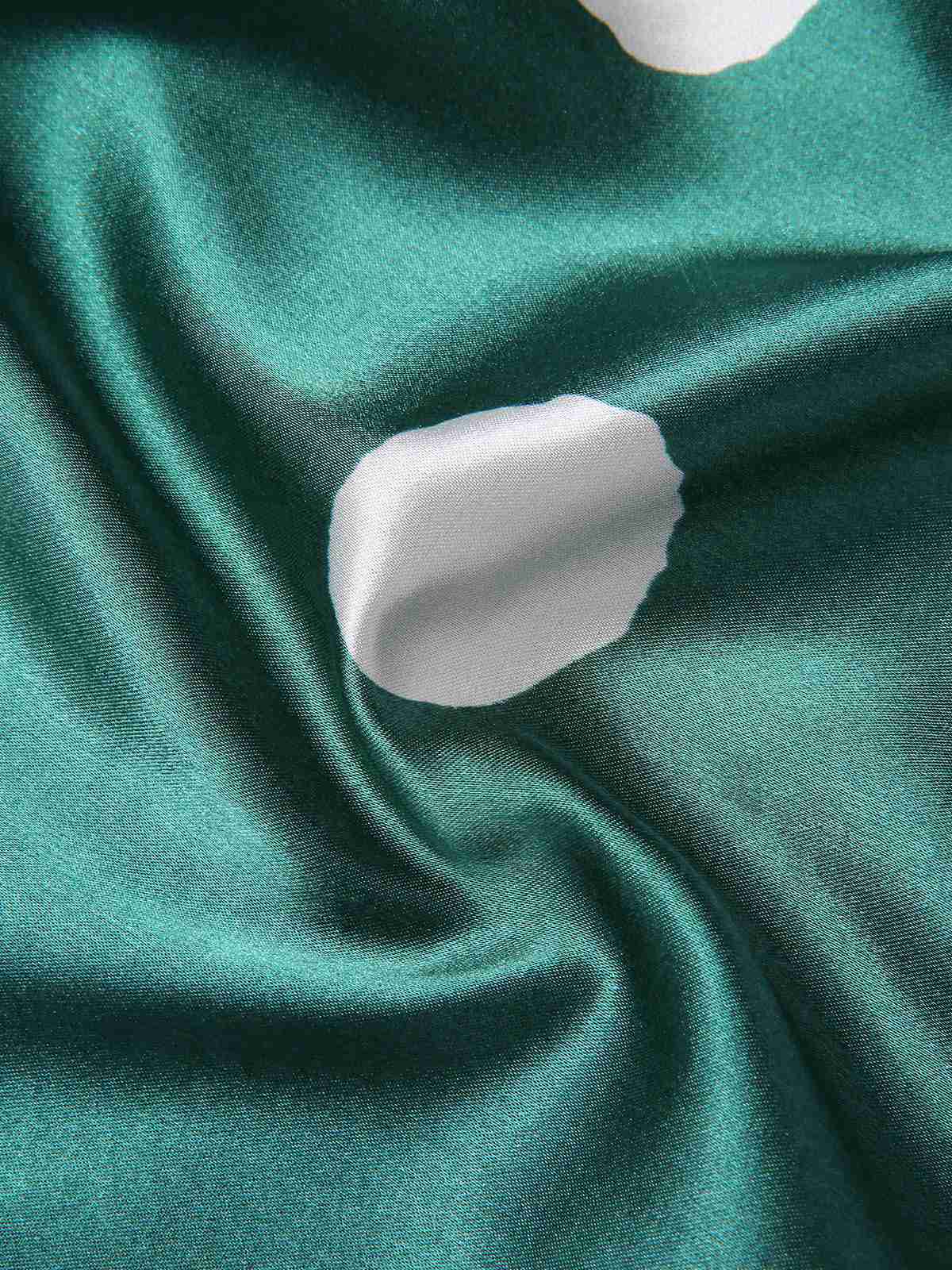 Grün 1950er Polka Dot Spitze Spaghetti Träger Nachtwäsche - Image 6