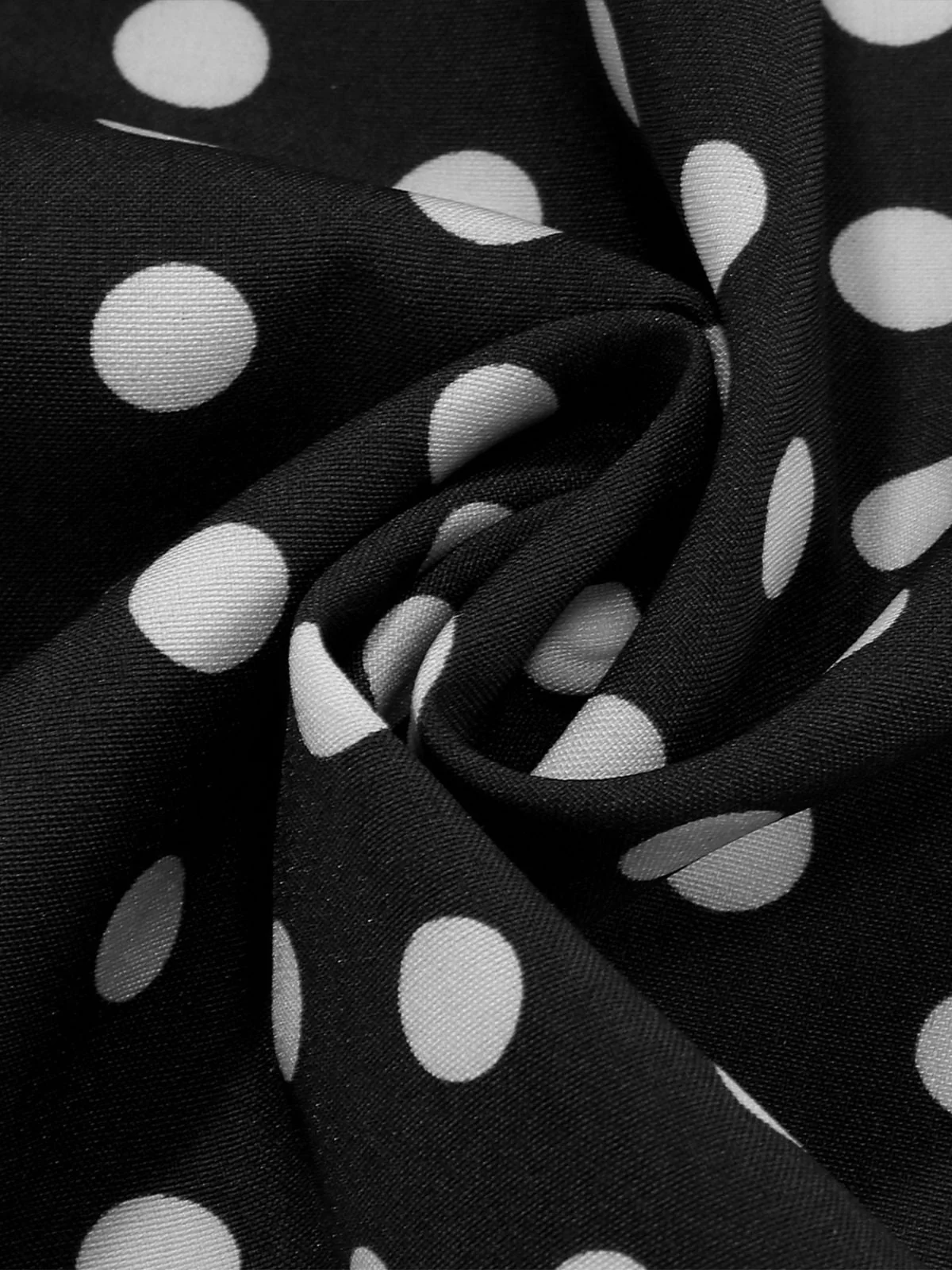 1950er Polka Punkte Bogen Swing Kleid - Image 14