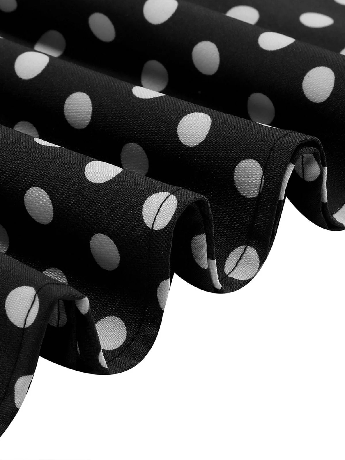 1950er Polka Punkte Bogen Swing Kleid - Image 18