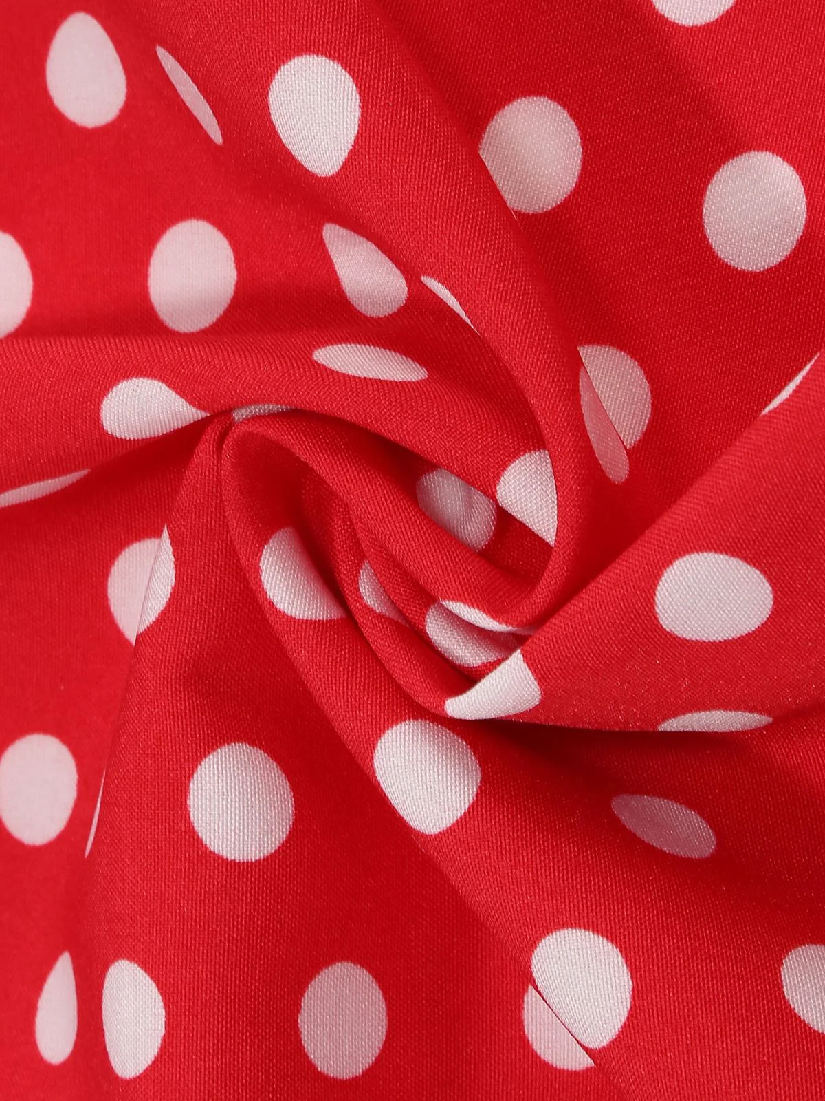 1950er Polka Punkte Bogen Swing Kleid - Image 9