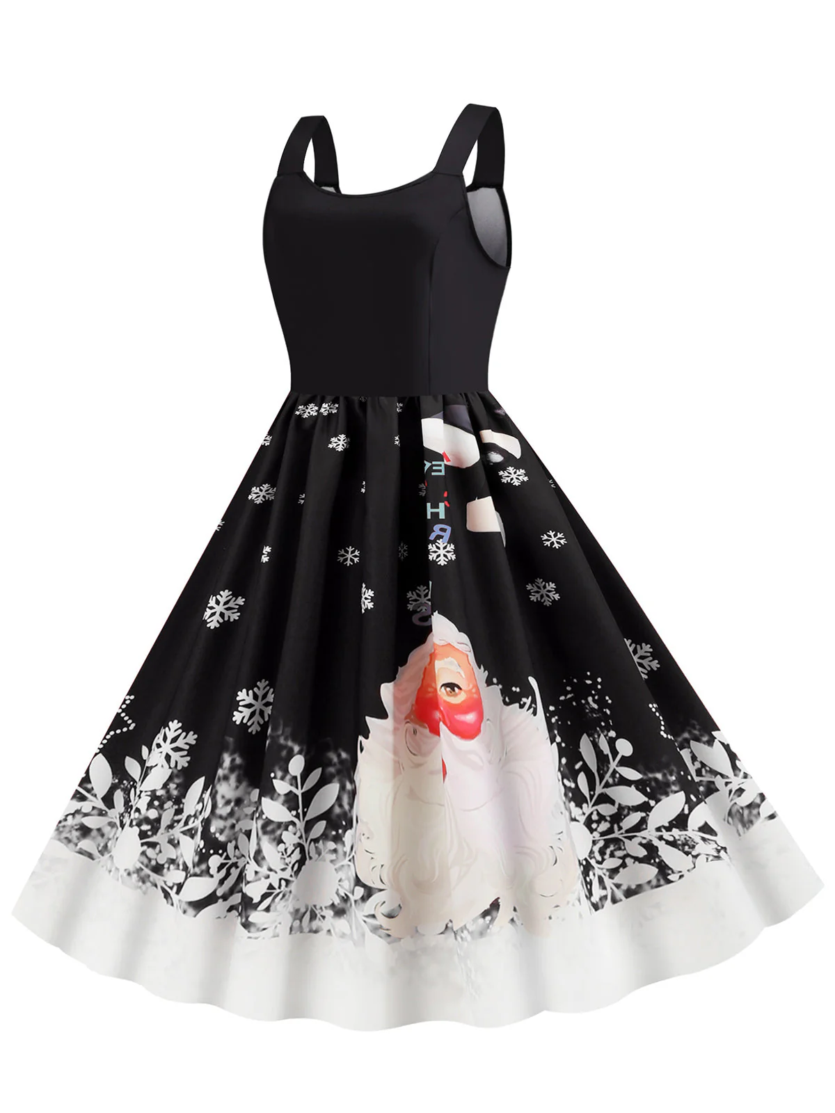 1950er Retro Weihnachtsmann Swing Kleid - Image 2