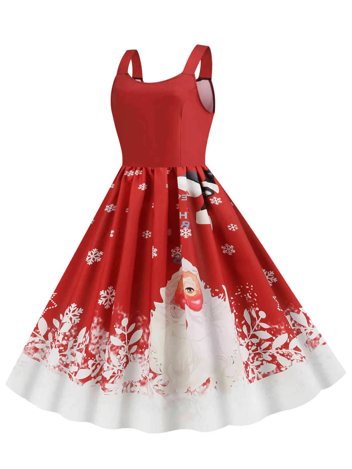1950er Retro Weihnachtsmann Swing Kleid - Image 6