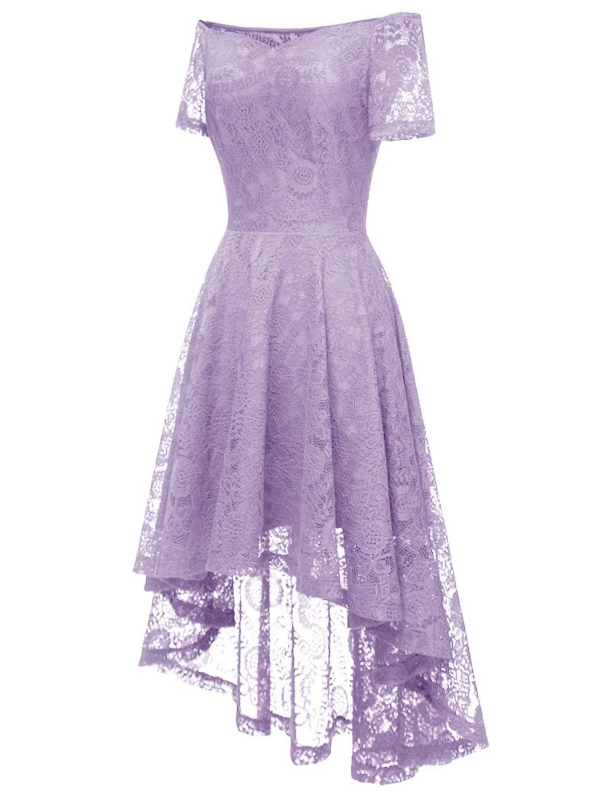 1950ER SCHULTERFREIES BLUMENSPITZE KLEID - Image 14
