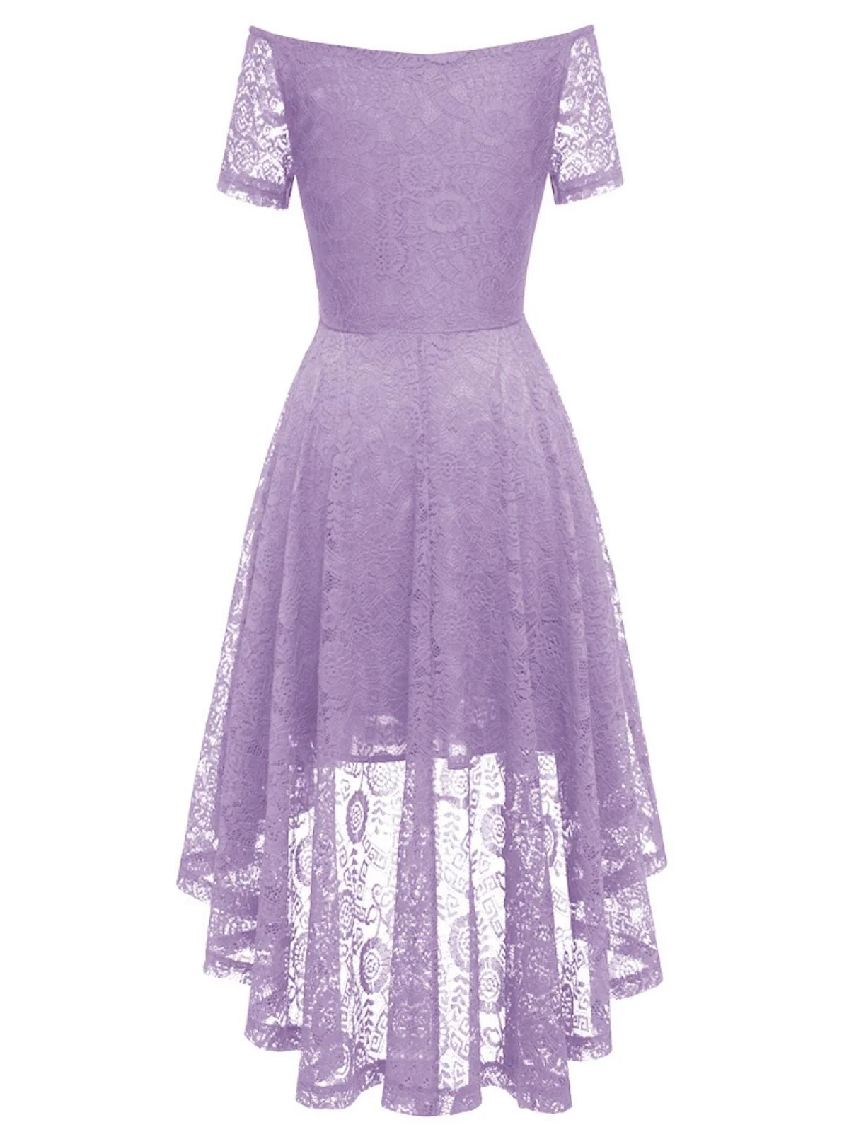 1950ER SCHULTERFREIES BLUMENSPITZE KLEID - Image 15