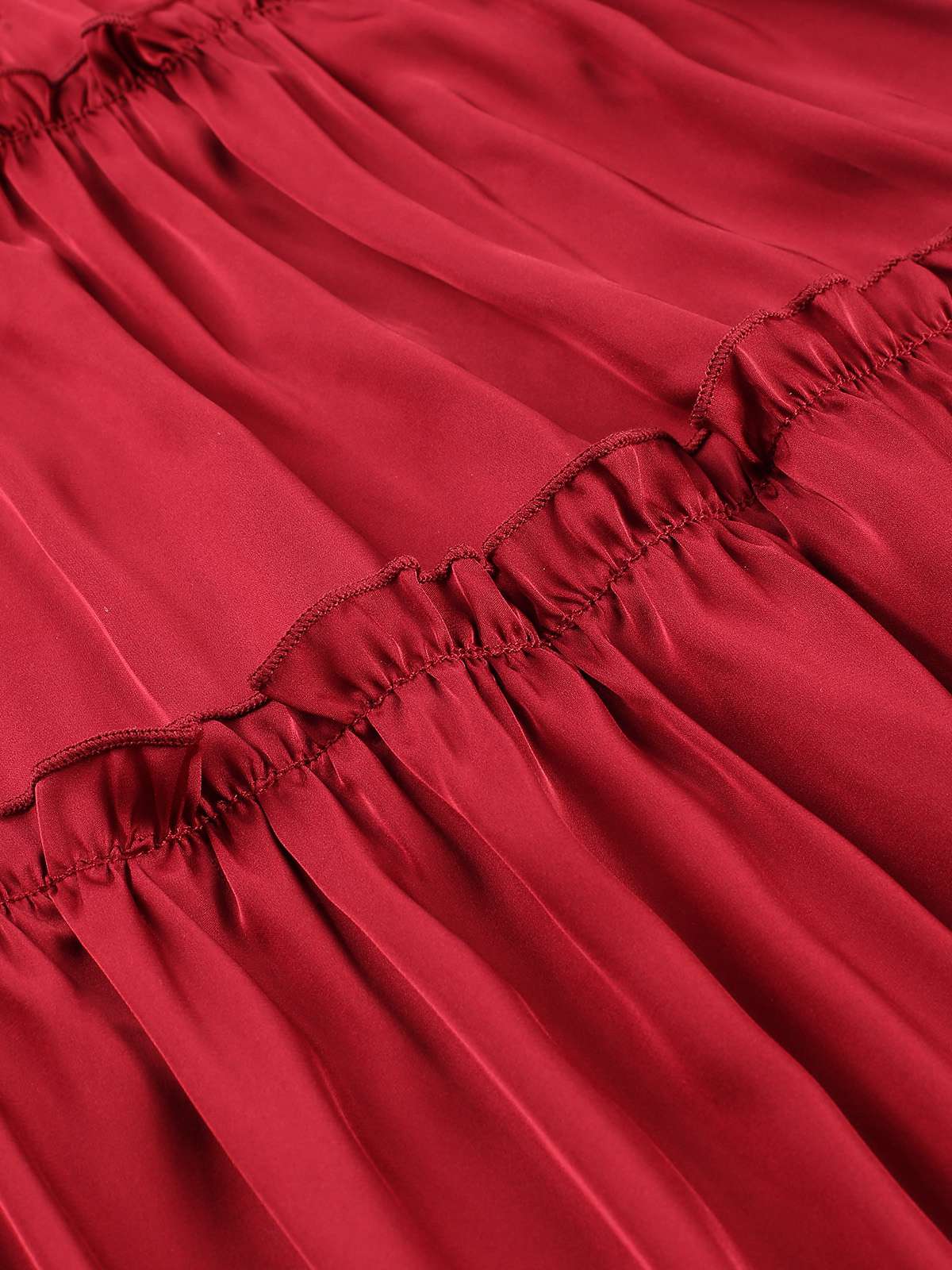 1950er Solid Wrinkle Falten Spaghetti Träger Nachthemd - Image 14