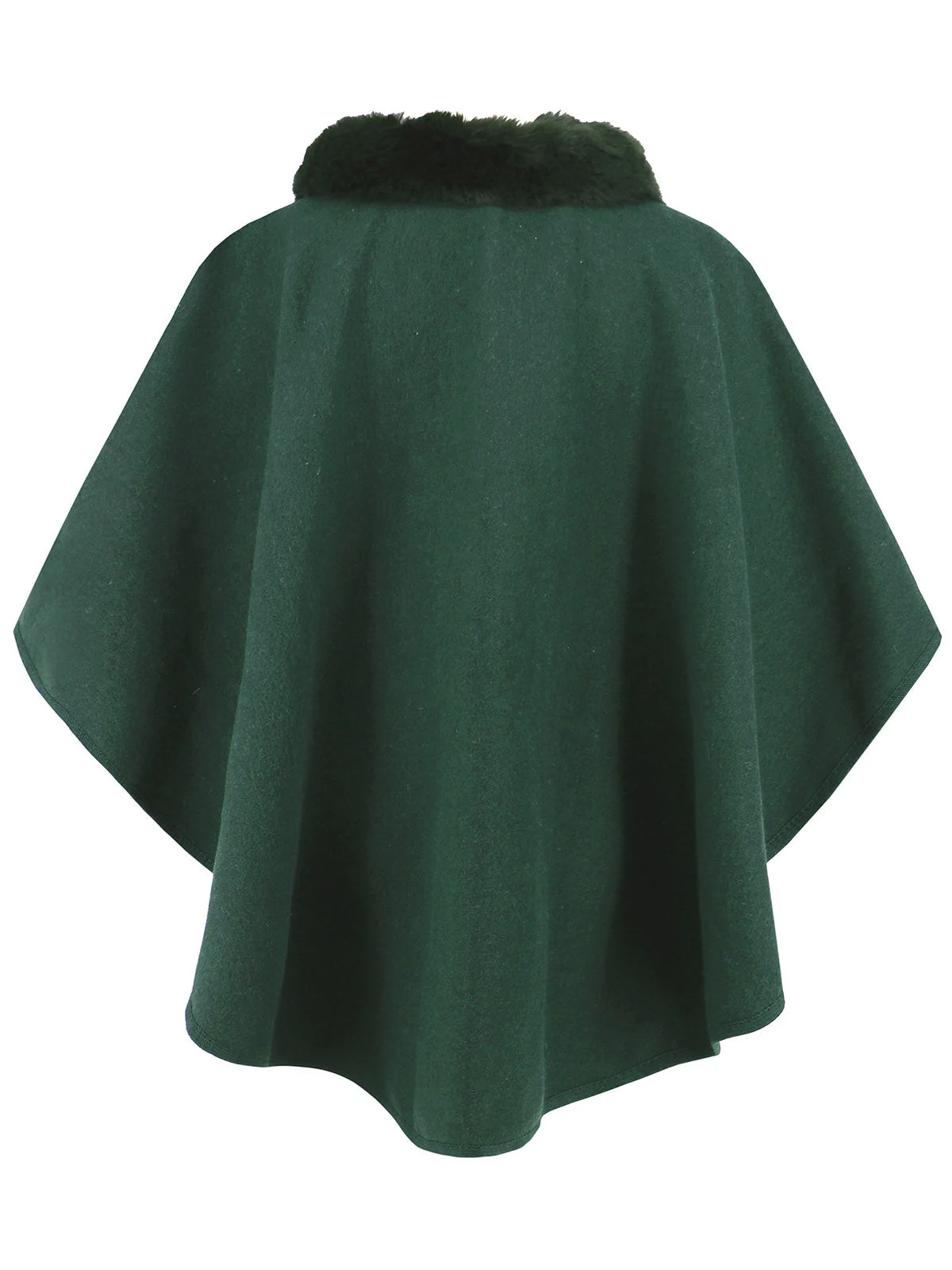 1950er Solide Pelziger Fledermausflügel Mantel - Image 2