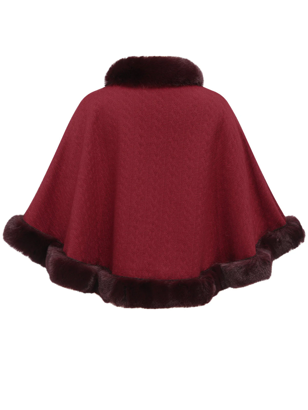 1950er Solide Pelzkragen Cloak - Image 2
