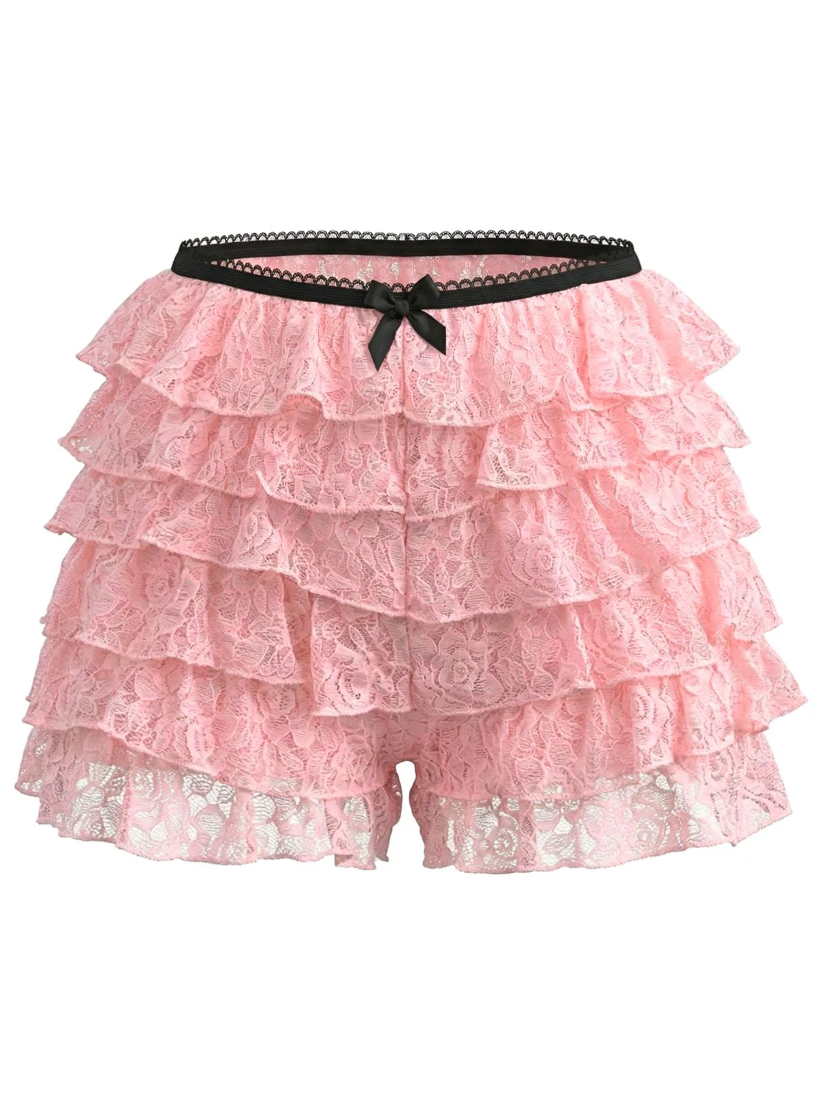 1950er Solide Spitze Mini Shorts - Image 5