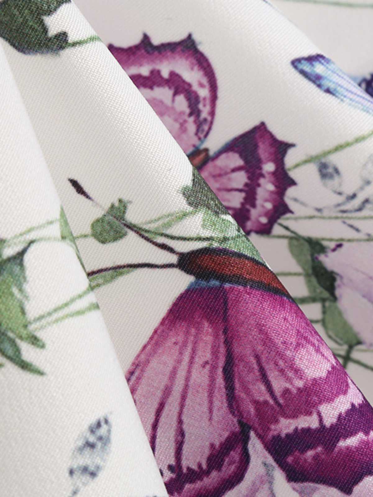 1950er Träger Blumen Schmetterlinge Schnürung Korsett Kleid - Image 5