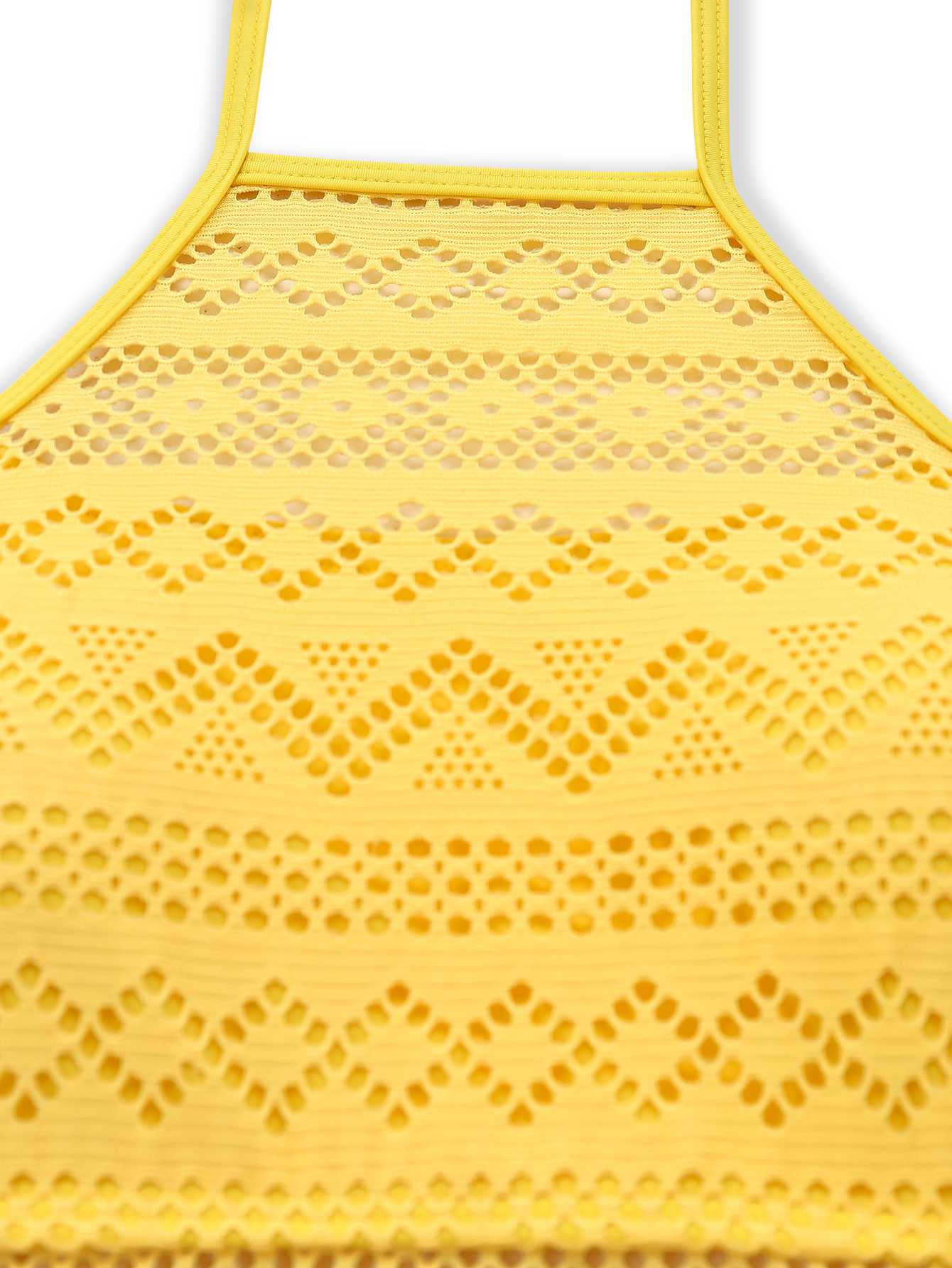 1950er Uni Halter Cut-Out Einteiliger Badeanzug - Image 12
