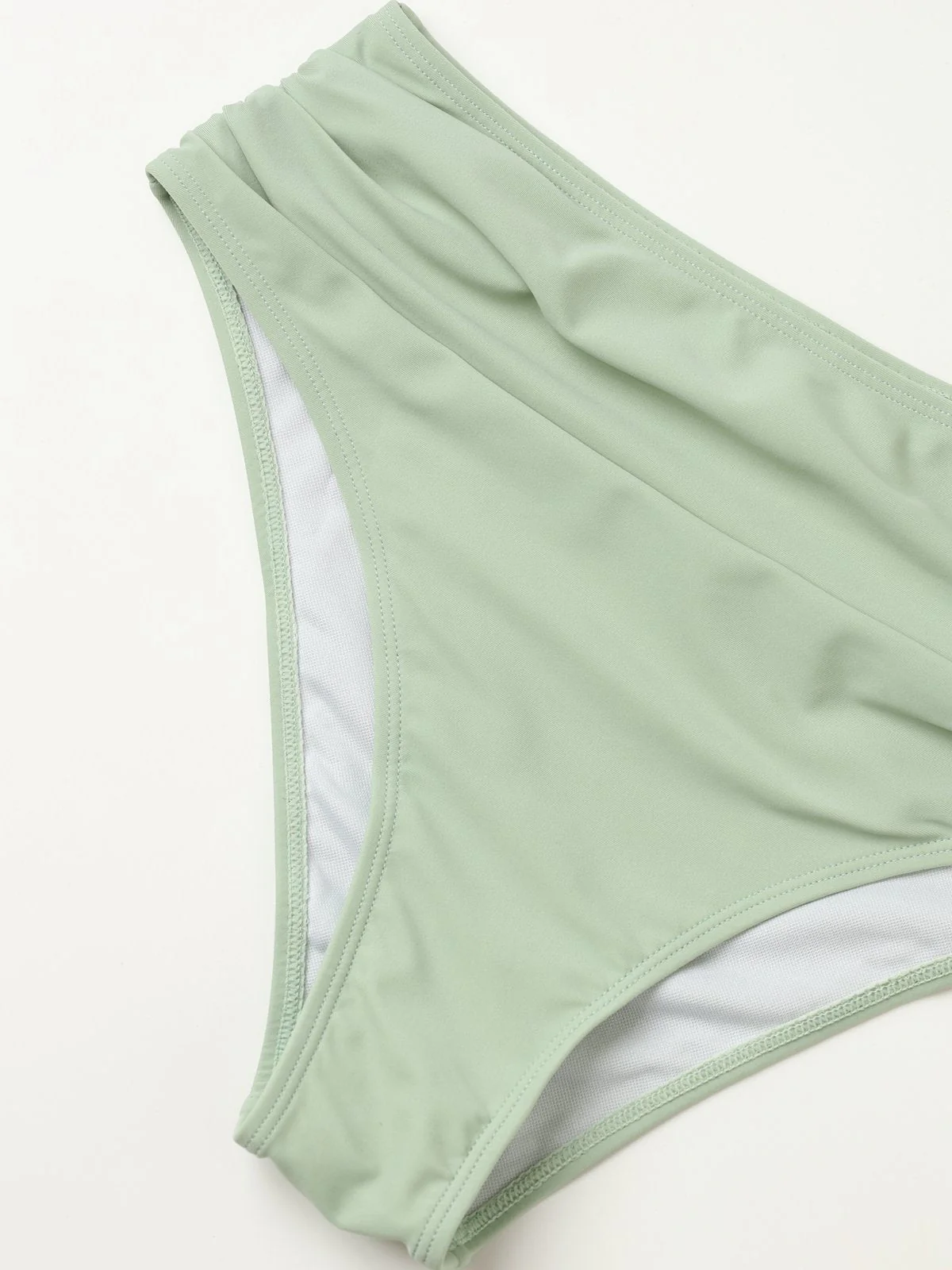 1950er Uni Wickel Überkreuzt Hohe Taille Bikini Set - Image 4