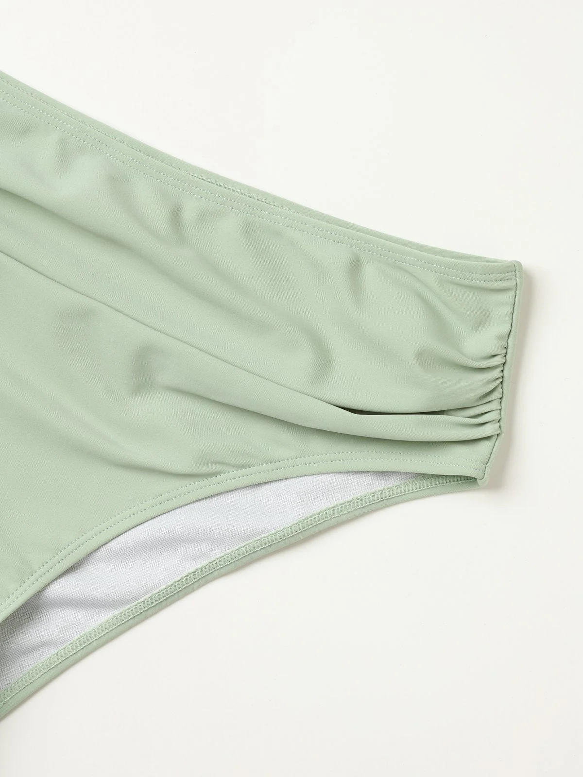1950er Uni Wickel Überkreuzt Hohe Taille Bikini Set - Image 6
