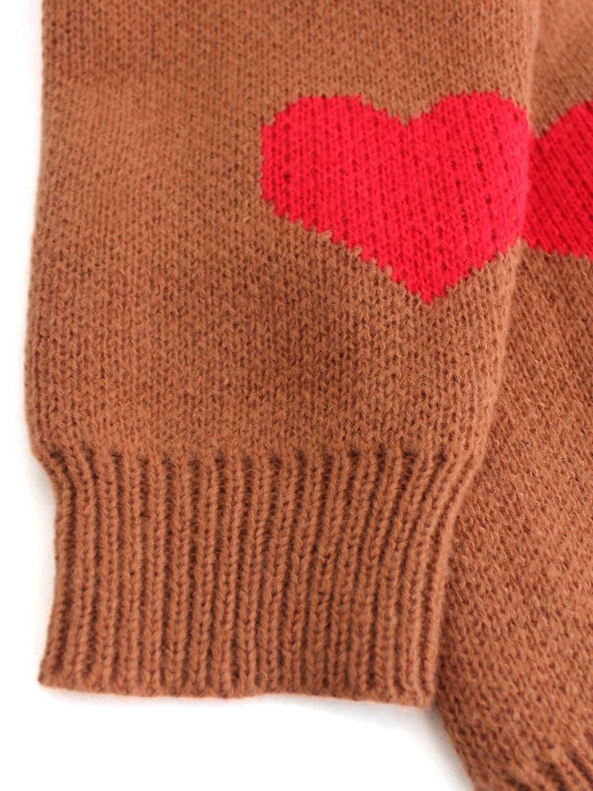 1950er Valentinstag Herz Drucken Stricken Strickjacke - Image 19