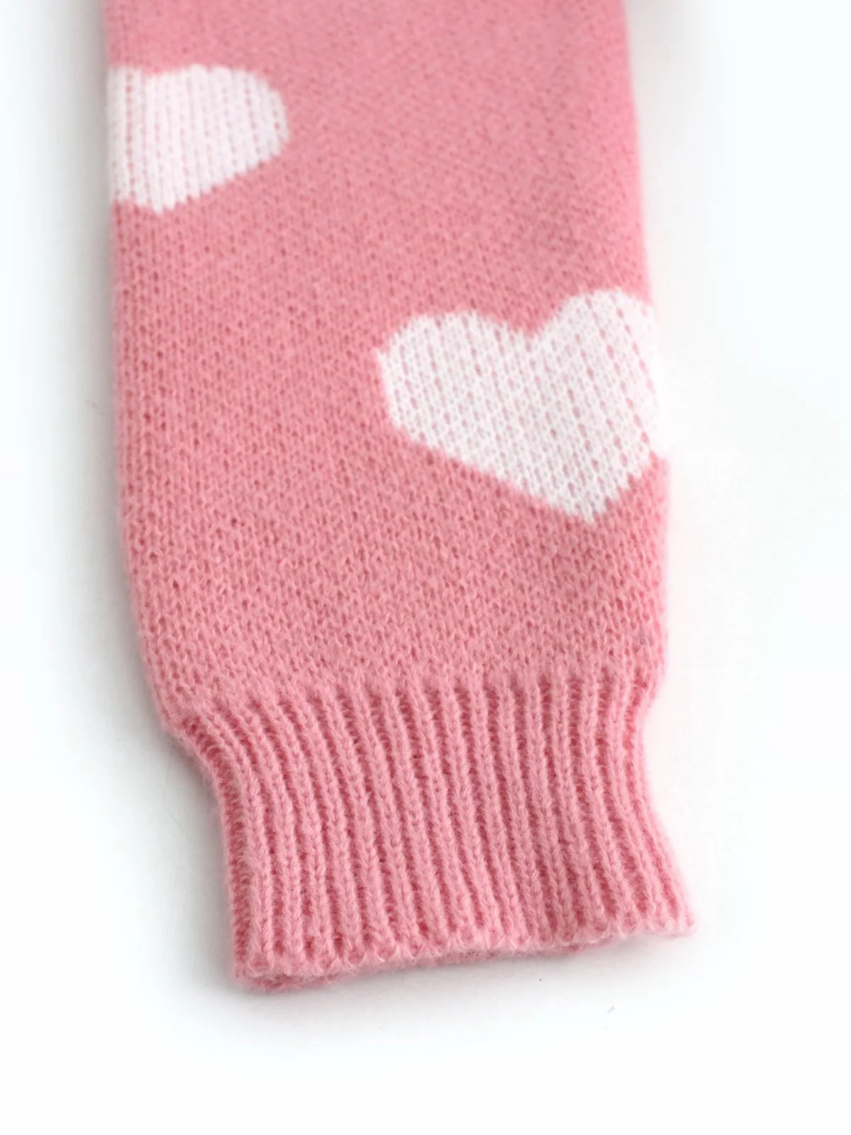 1950er Valentinstag Herz Drucken Stricken Strickjacke - Image 4