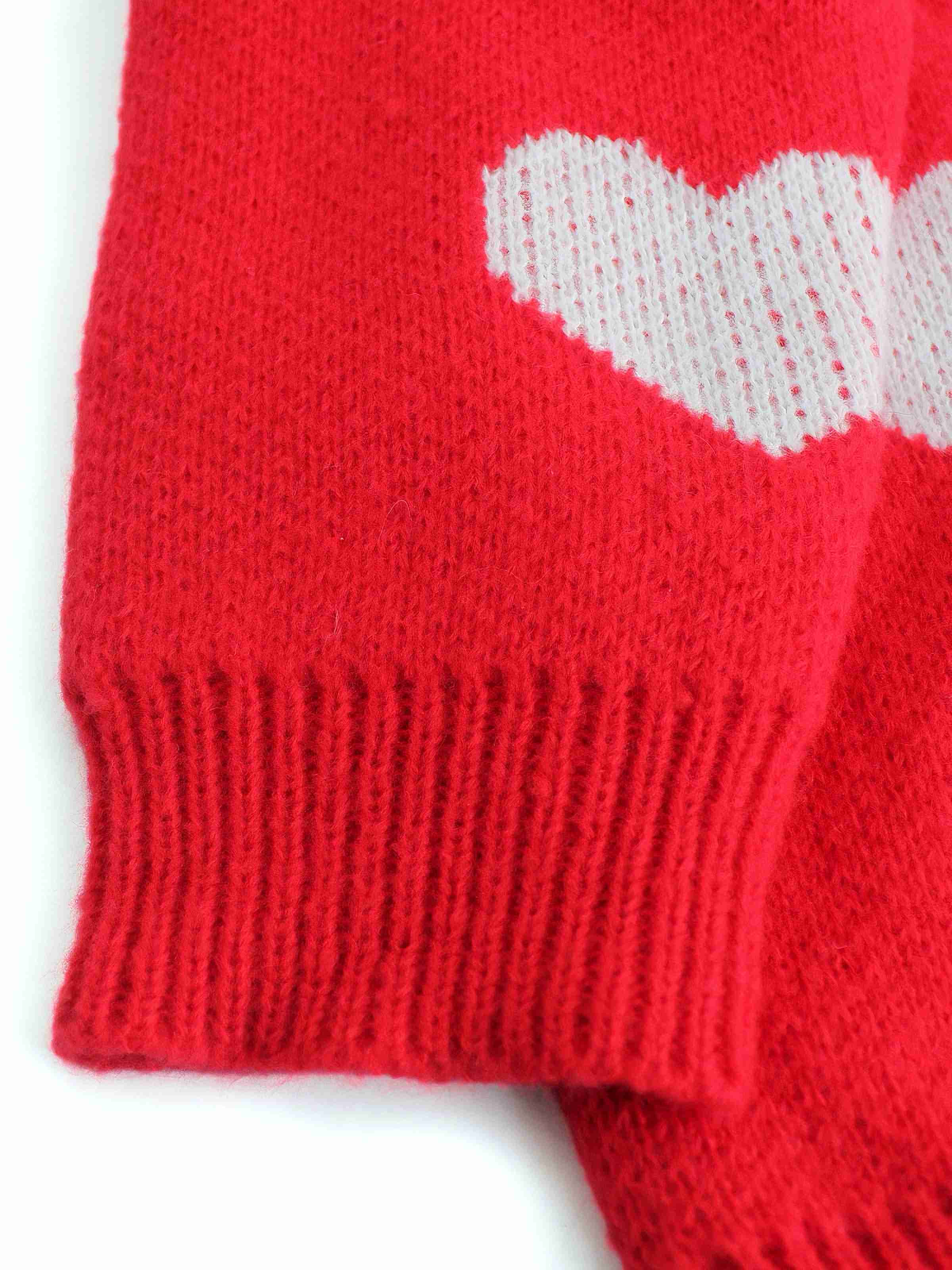 1950er Valentinstag Herz Drucken Stricken Strickjacke - Image 9