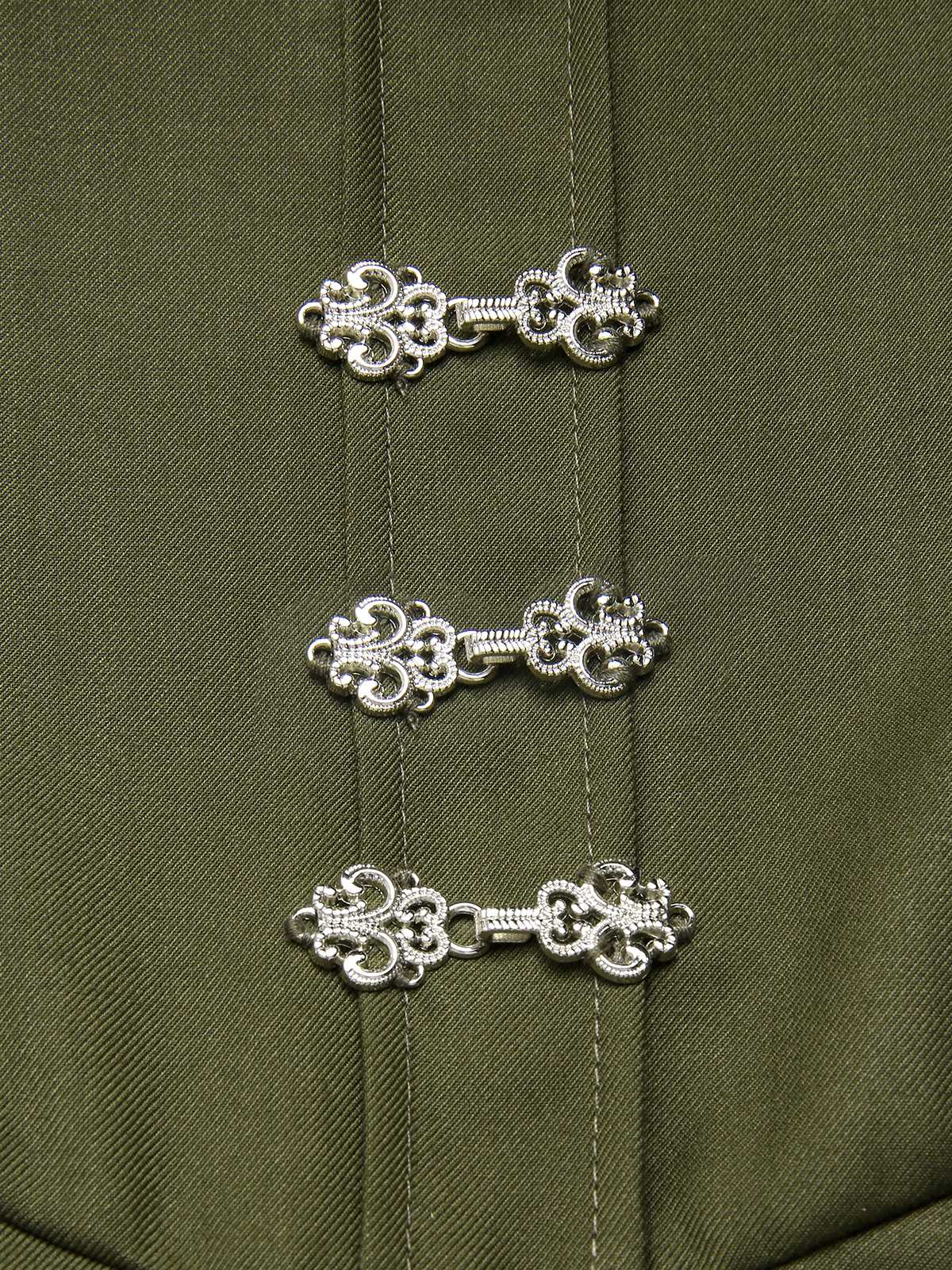 1950er Viktorianisch Bogen Tie Rüschen Langarm Kleid - Image 11