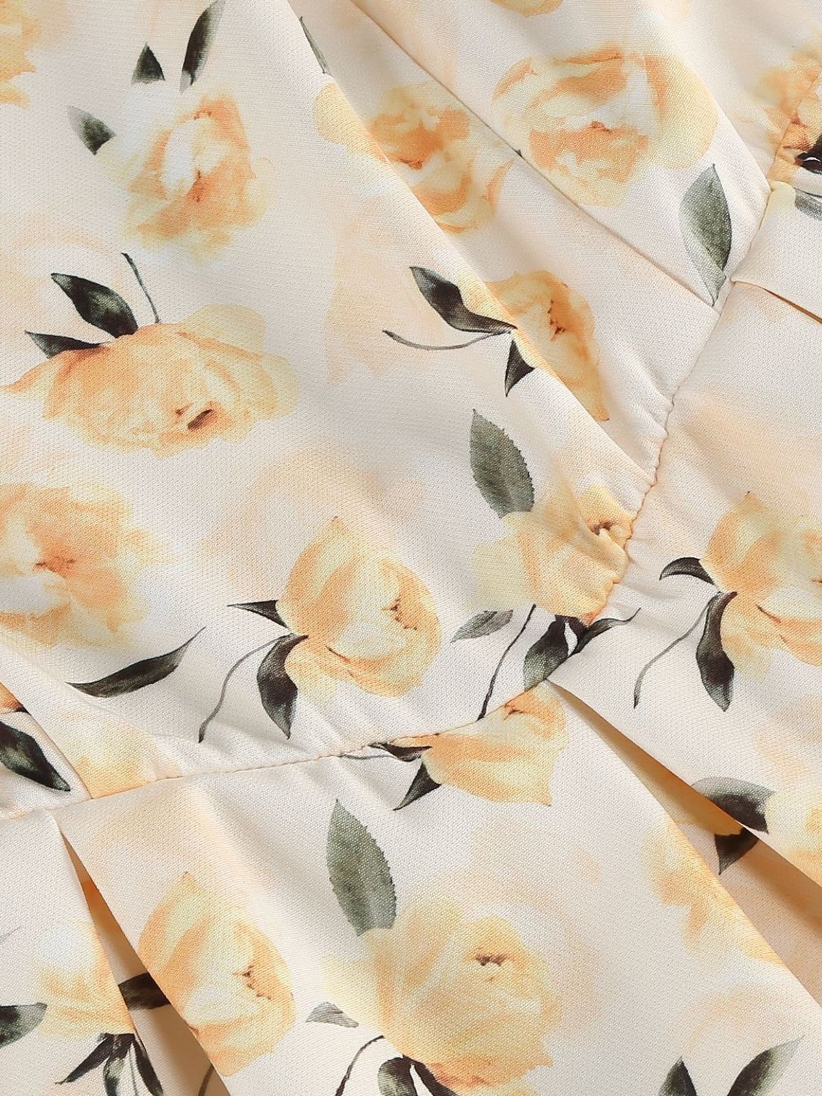 1950er Vintage Blumen Swing Kleid - Image 4