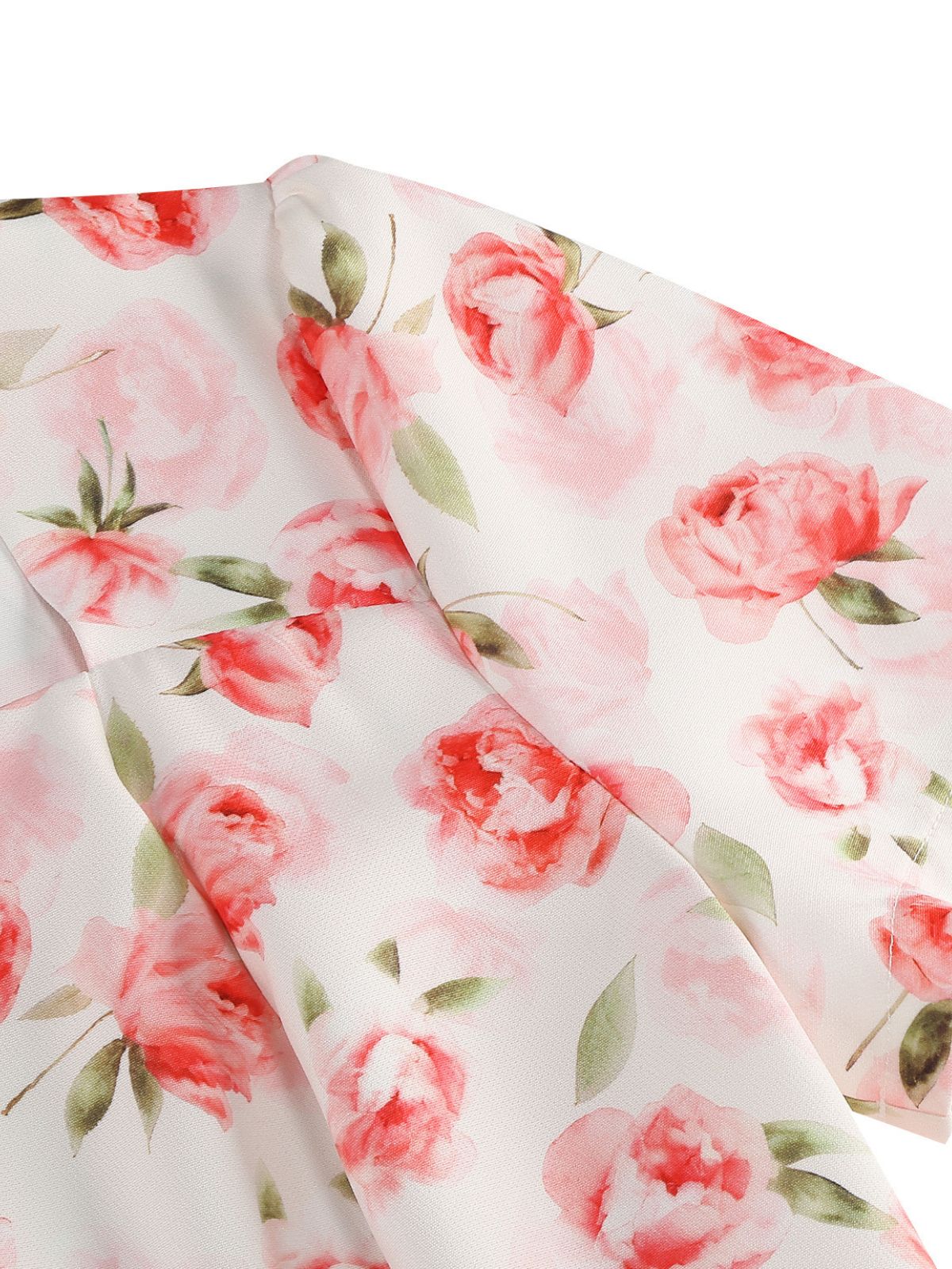 1950er Vintage Blumen Swing Kleid - Image 9