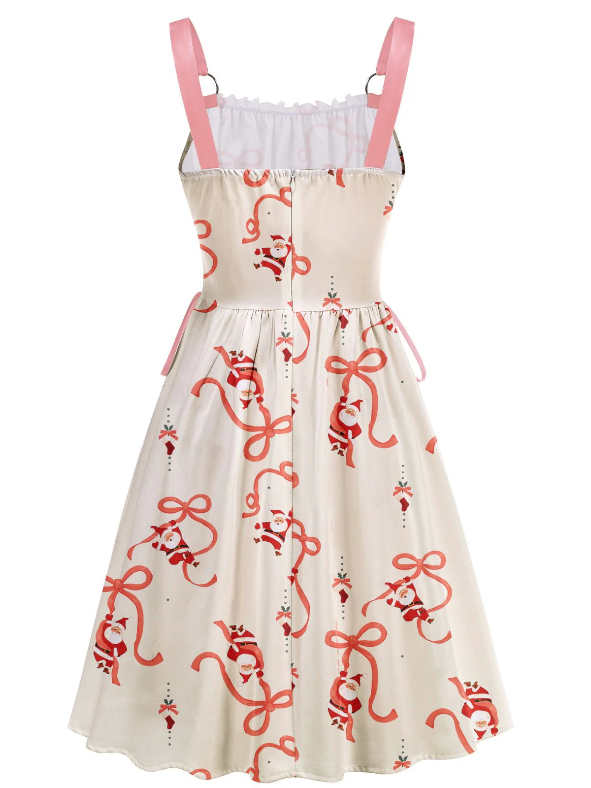 1950er Weihnachten Ornament Schnürung Kleid - Image 2