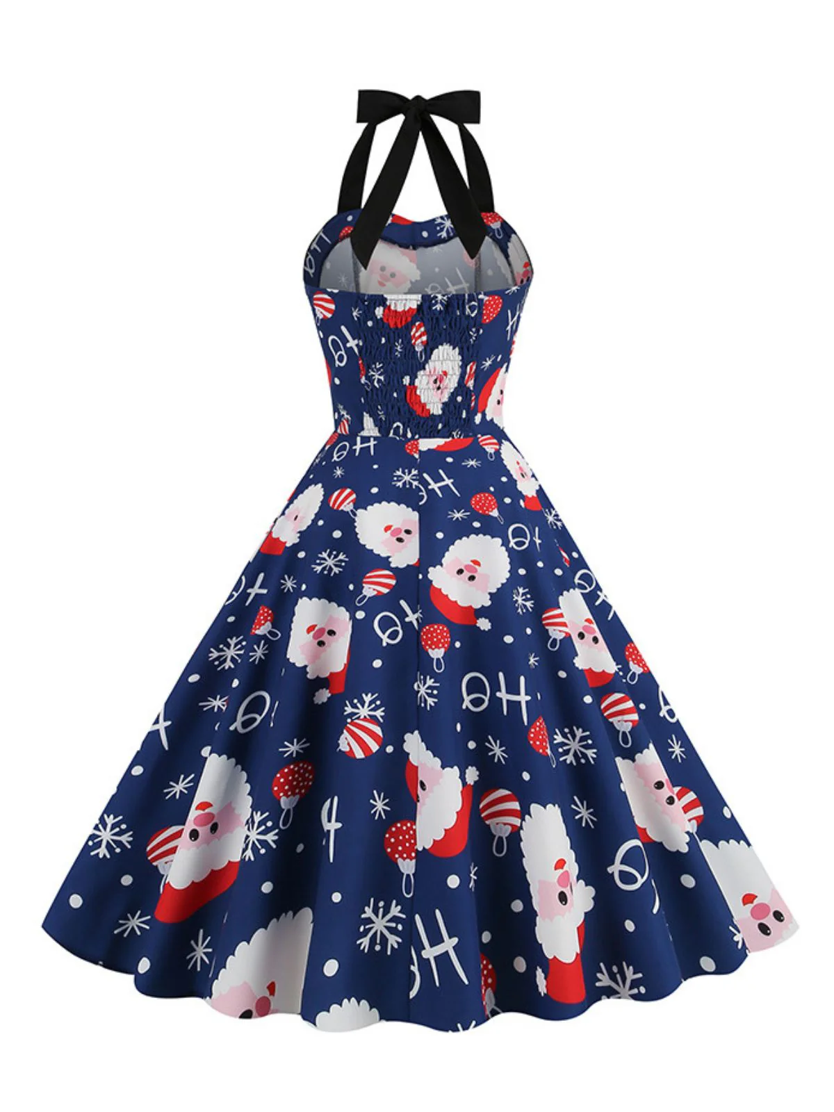 1950er Weihnachten Weihnachtsmann Spitze-Up Halter Kleid - Image 4