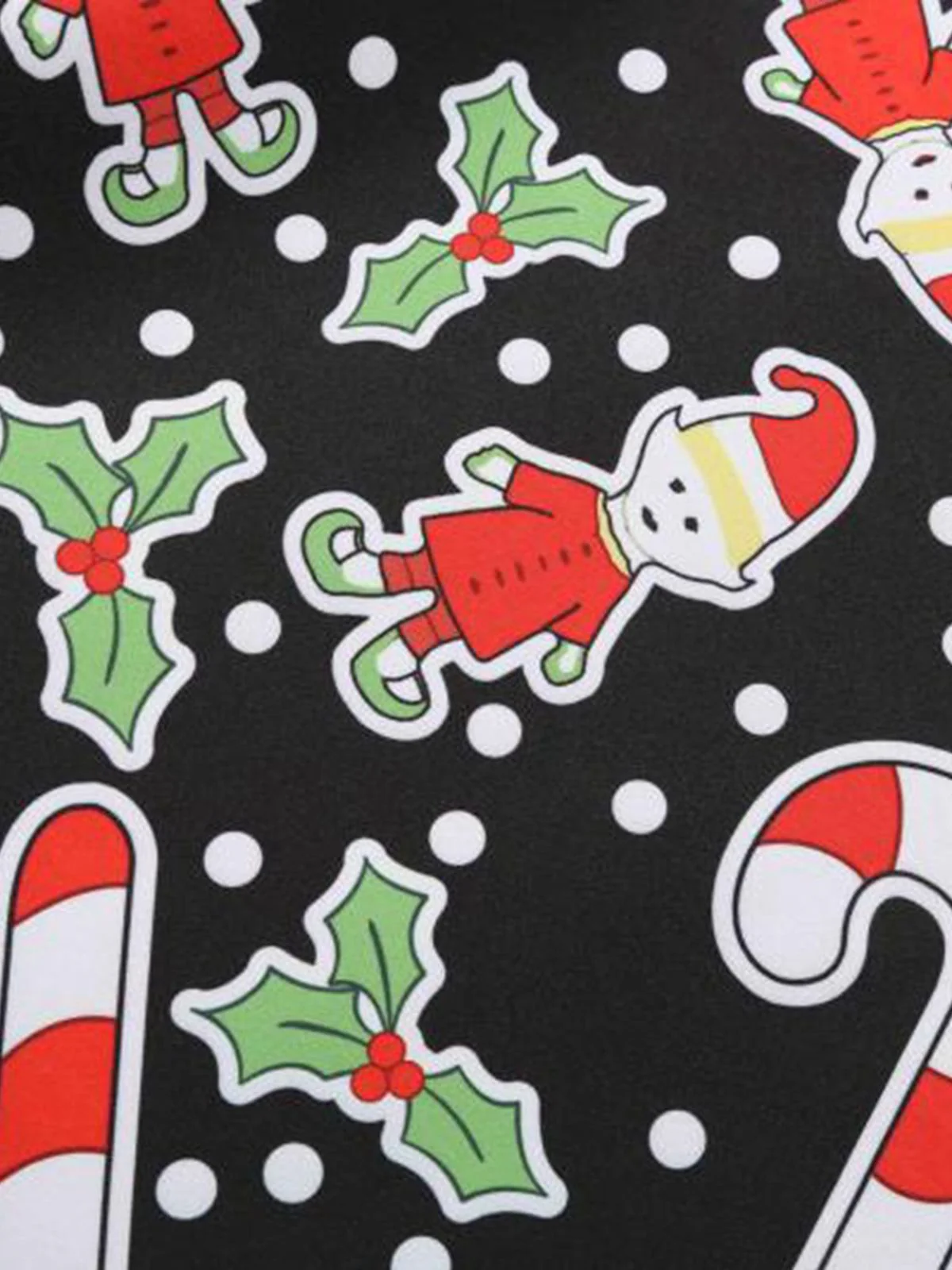 1950er Weihnachten Zuckerstangen Swing Kleid - Image 4