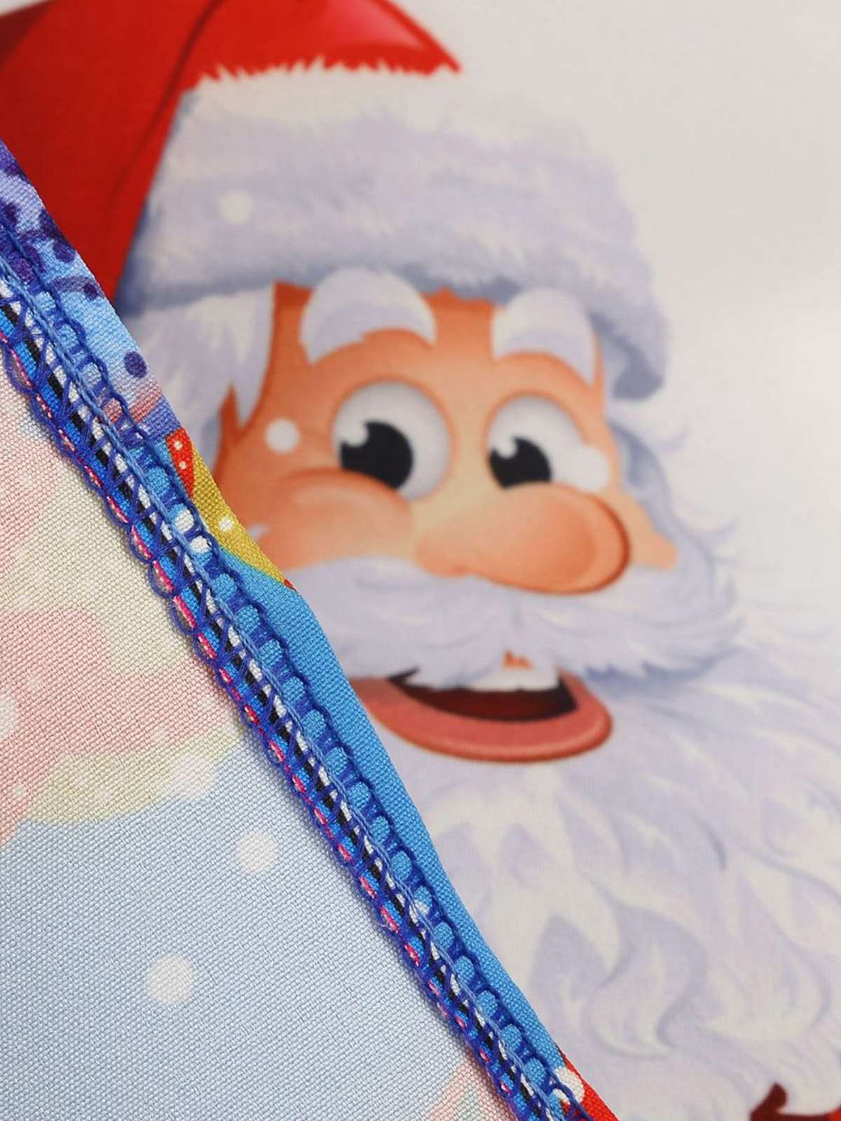 1950er Weihnachtsmann Schneeflocke U-Kragen Swing Kleid - Image 10