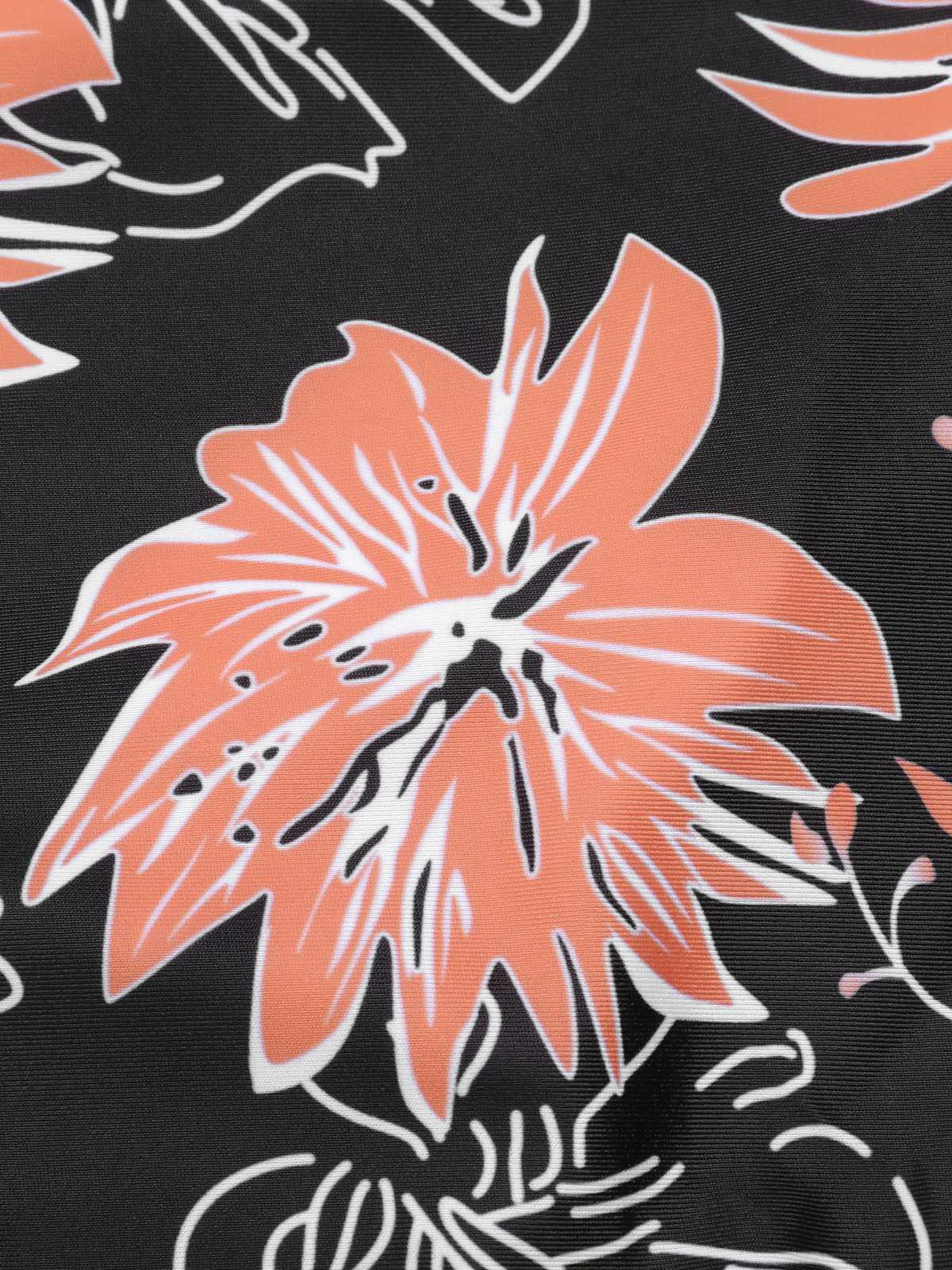 1960er Blumen Spaghetti Träger Badeanzug - Image 4