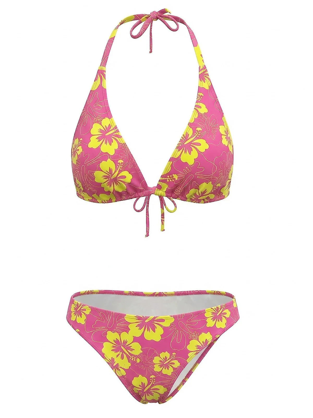 1960er Blumen Tropisch Bikini Set - Image 10