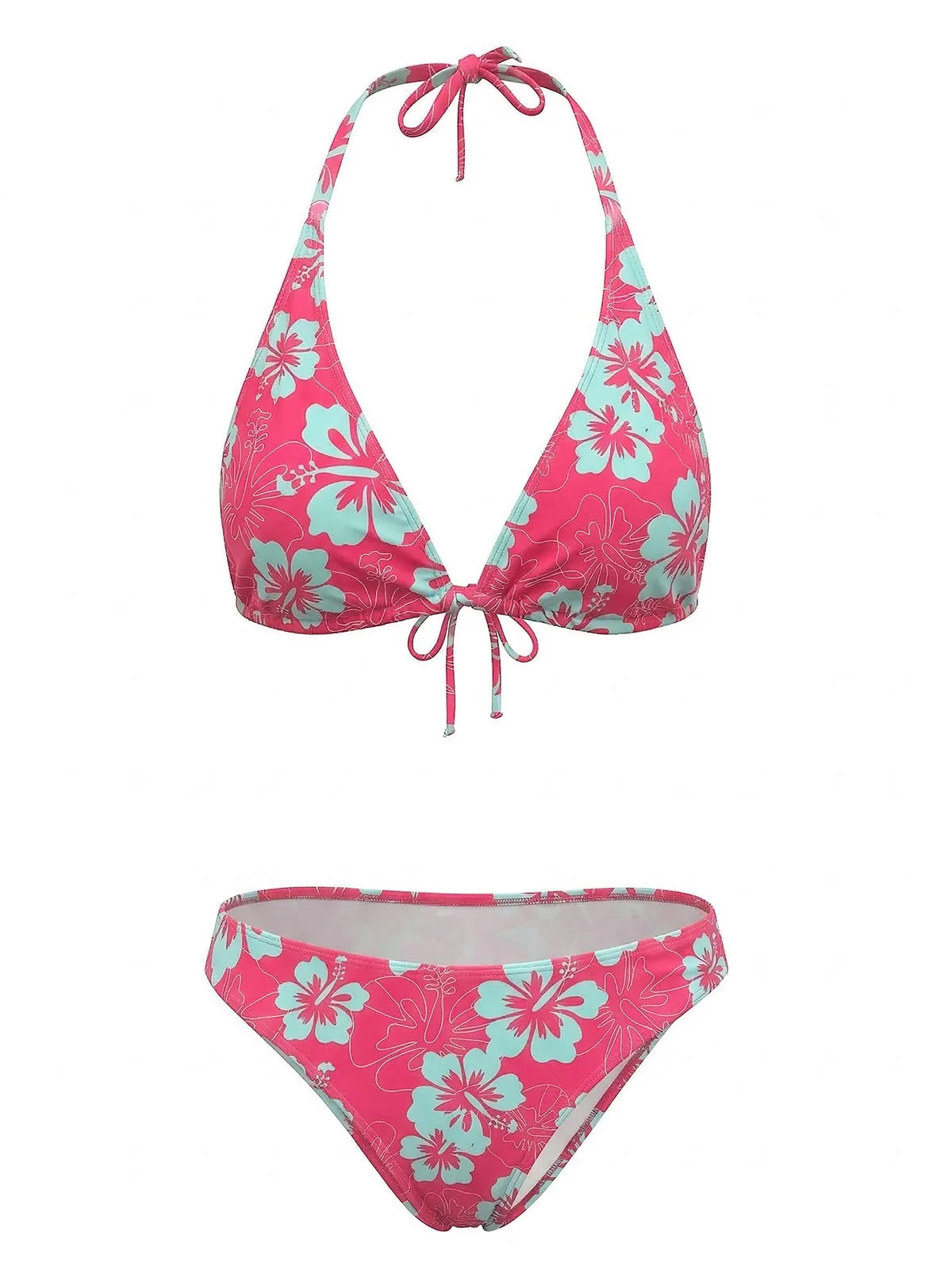 1960er Blumen Tropisch Bikini Set - Image 12