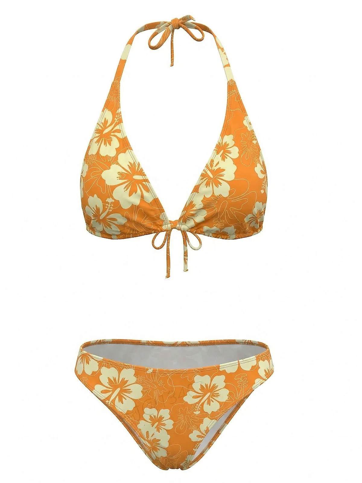 1960er Blumen Tropisch Bikini Set - Image 13