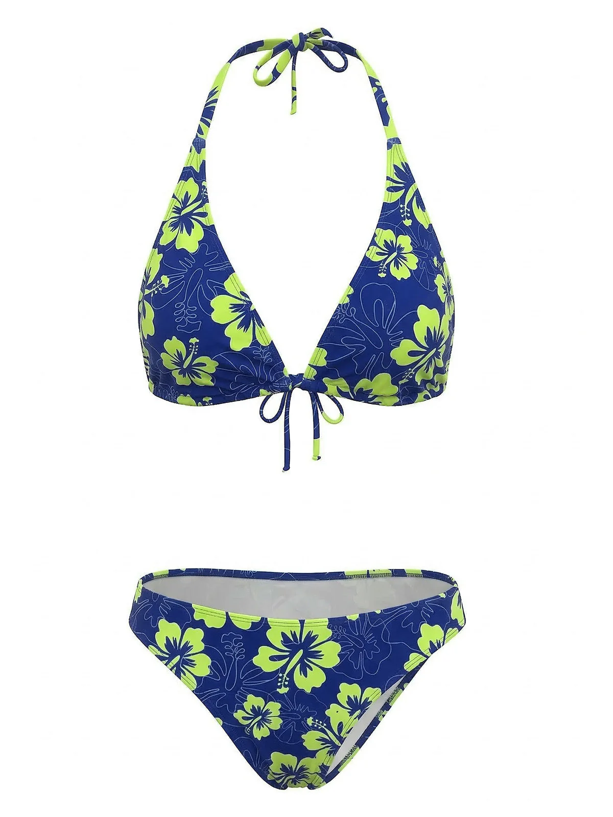 1960er Blumen Tropisch Bikini Set - Image 4