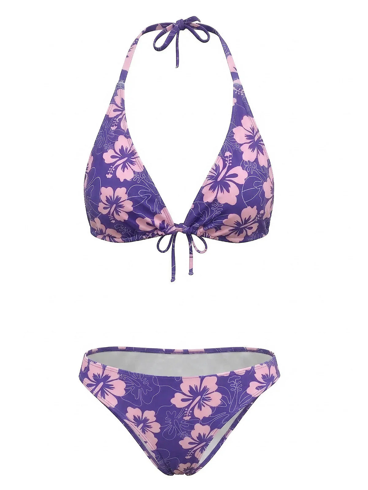 1960er Blumen Tropisch Bikini Set - Image 6
