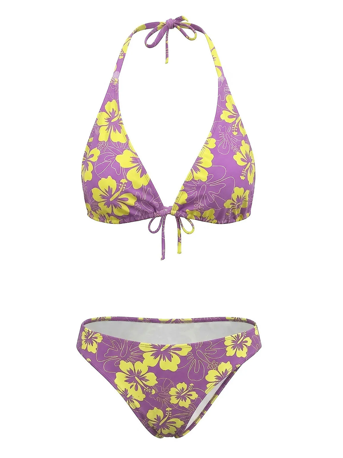 1960er Blumen Tropisch Bikini Set - Image 8