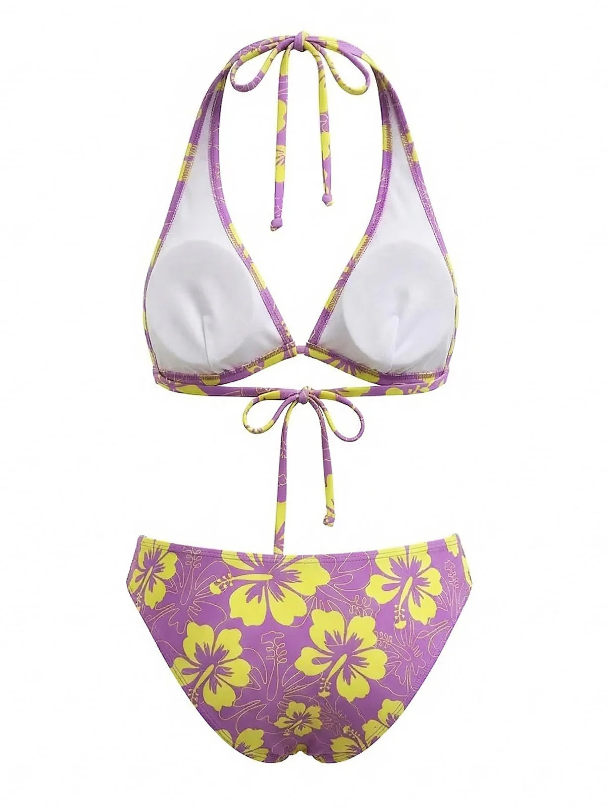1960er Blumen Tropisch Bikini Set - Image 9