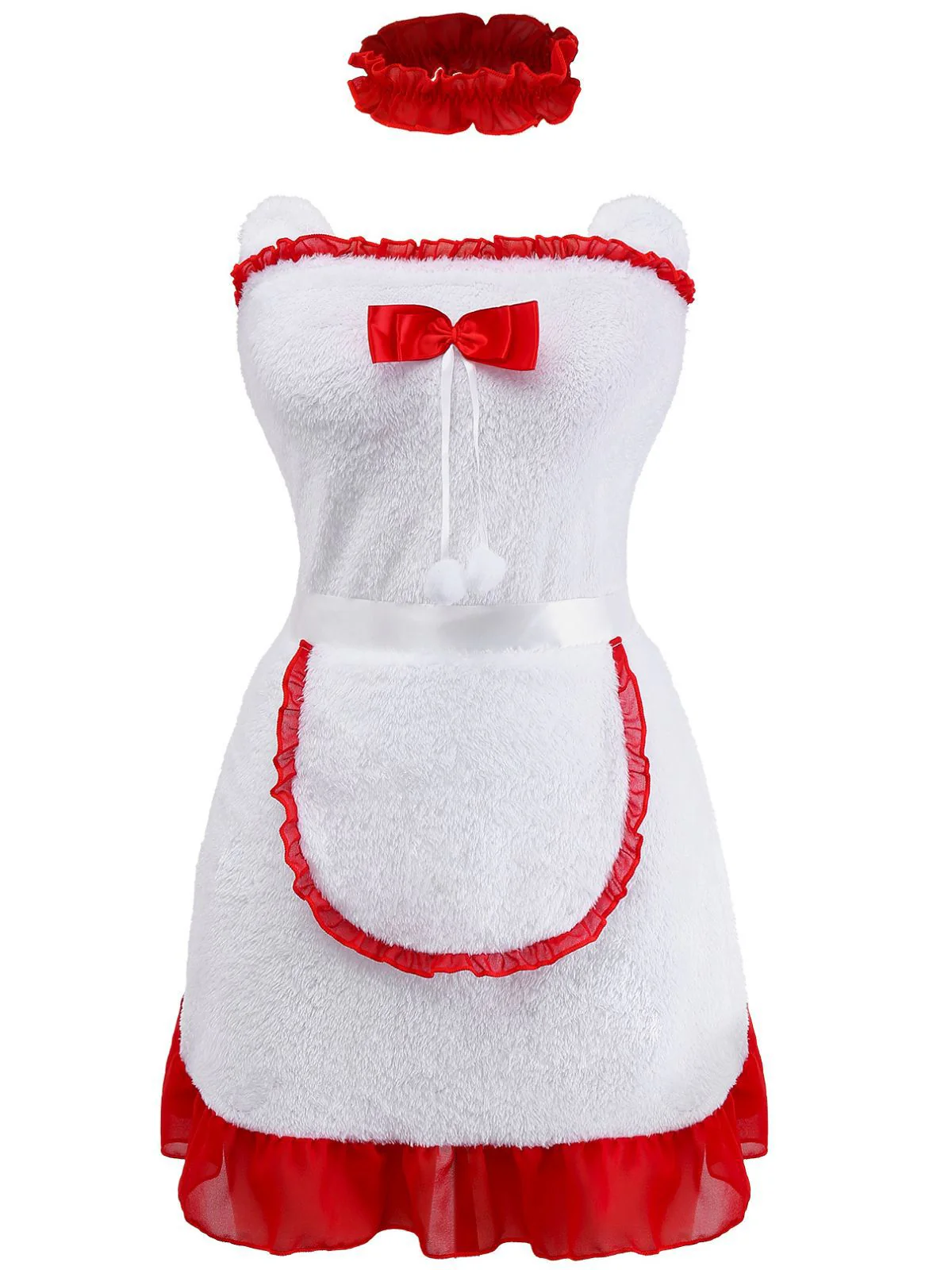 1960er Bogen Glocke Flauschiges Schwanzkaninchen Nachthemd - Image 2