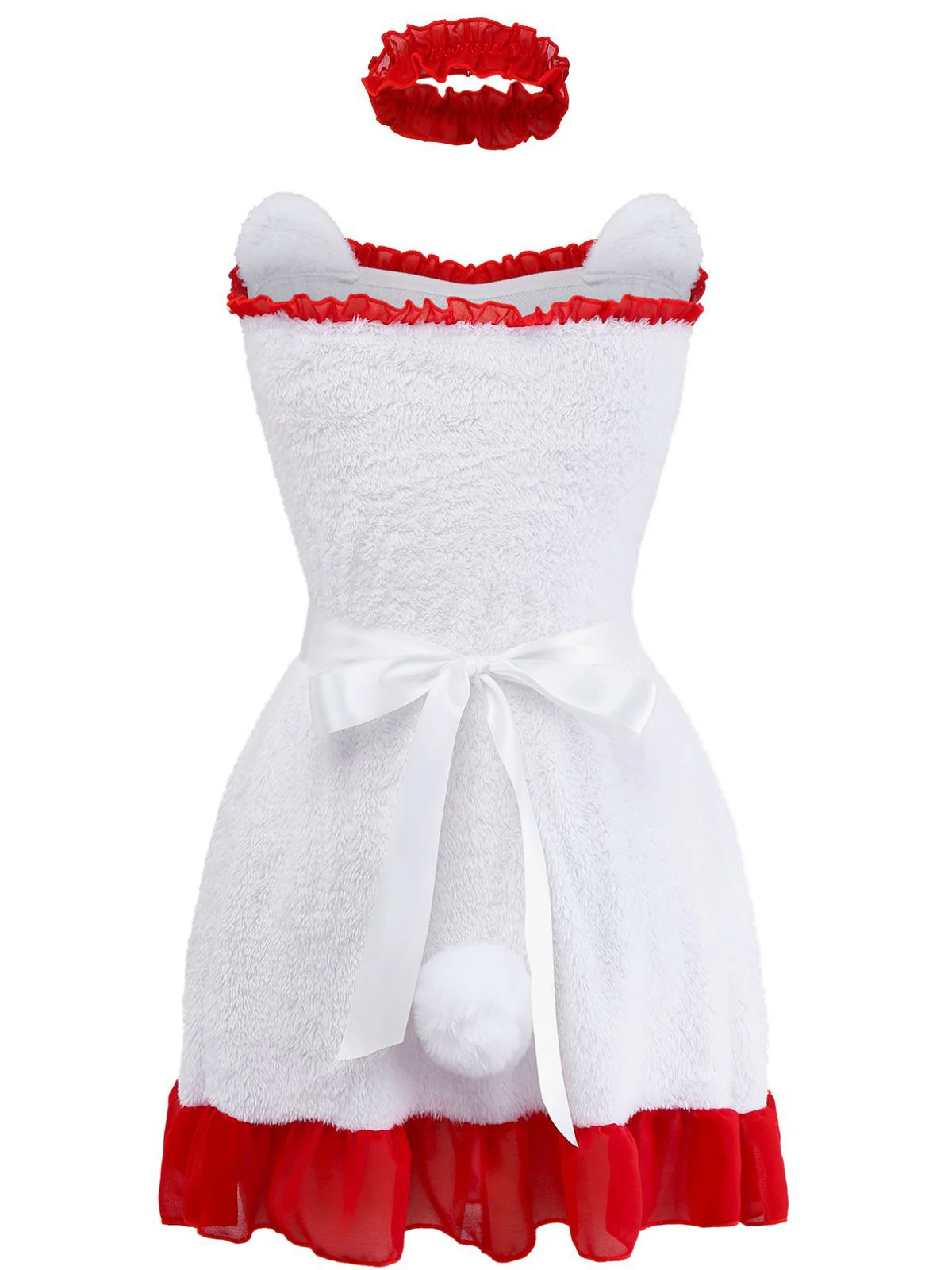 1960er Bogen Glocke Flauschiges Schwanzkaninchen Nachthemd - Image 3