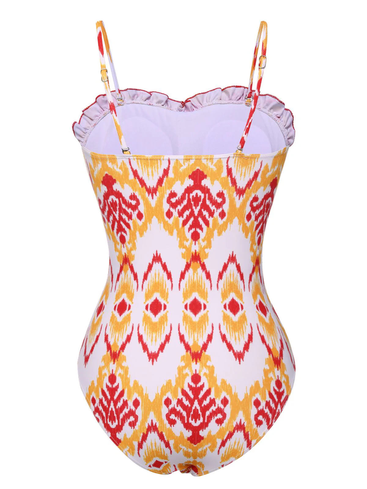 1960er Chevron Smocking Trägern Bandeau Badeanzug - Image 3