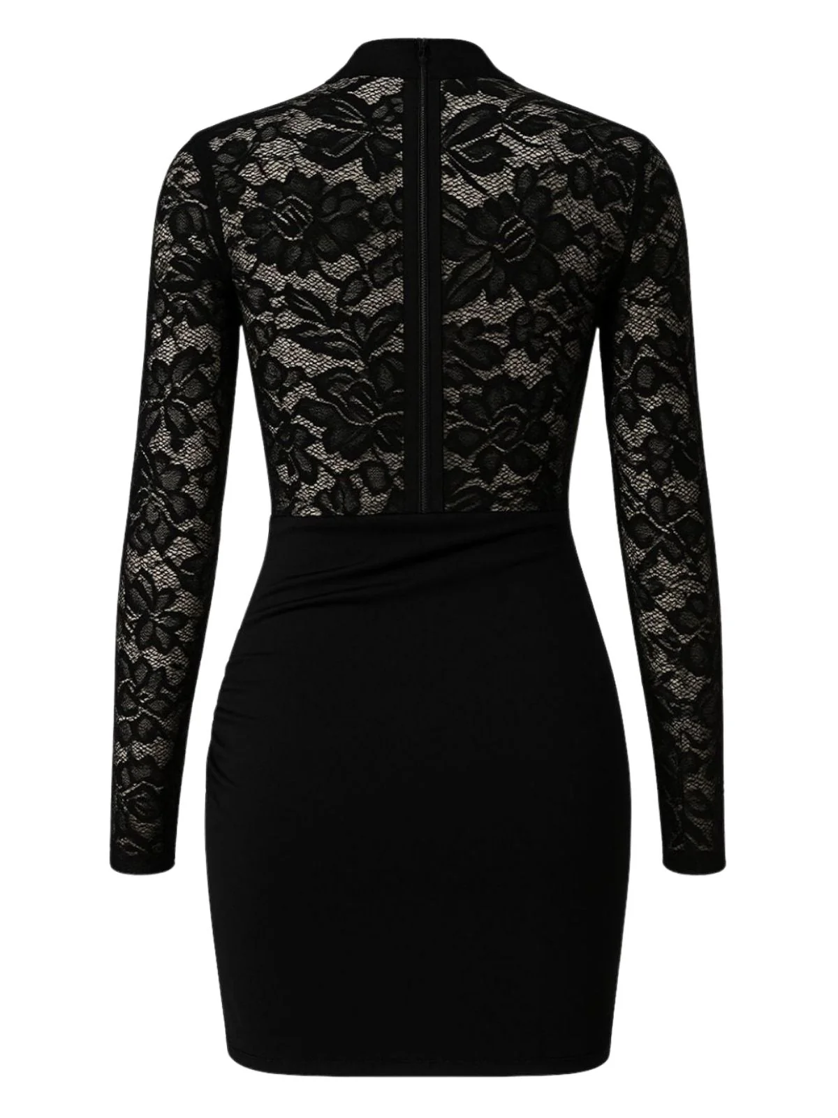 1960er Durchsichtig Spitze Bodycon Kleid mit Drapiert Rock - Image 3