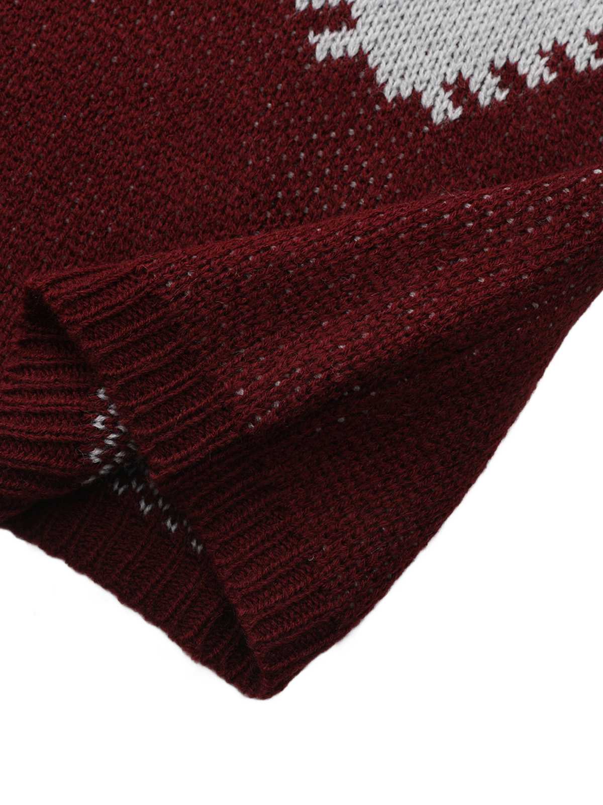1960er Farbblock Stricken Pullover Kleid - Image 8